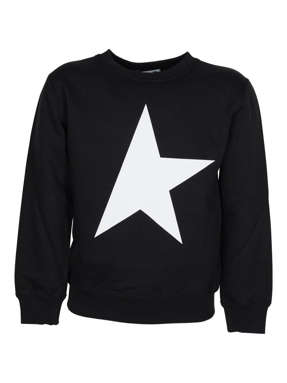 Golden Goose Black Star Collection Long-sleeved Sweatshirt