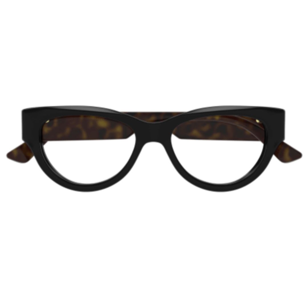 Gucci Gg1665o005 Black Havana Transpar In Black-havana-transparent