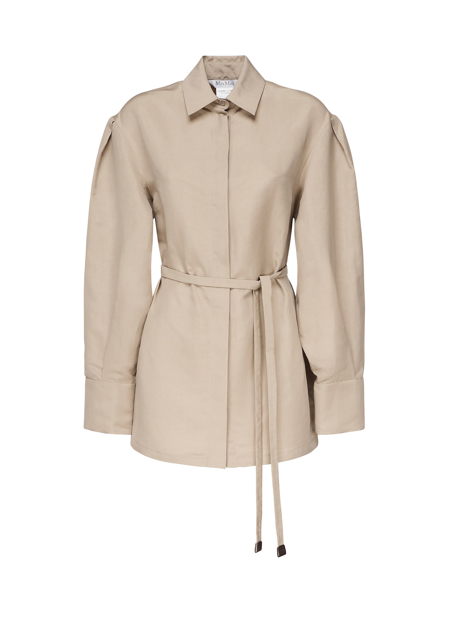 Max Mara Lapel Long Sleeve Shirt