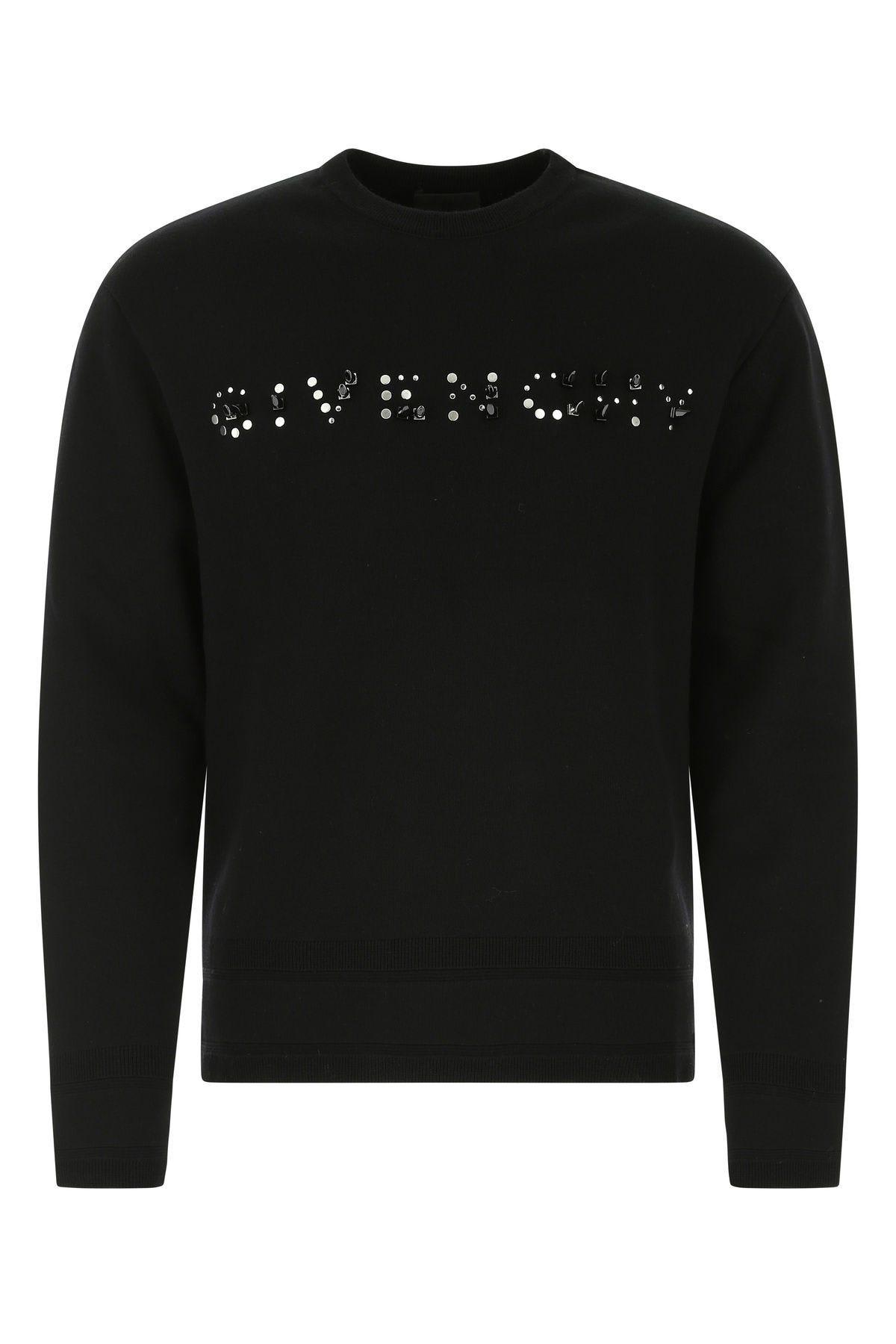 Shop Givenchy Black Wool Sweater