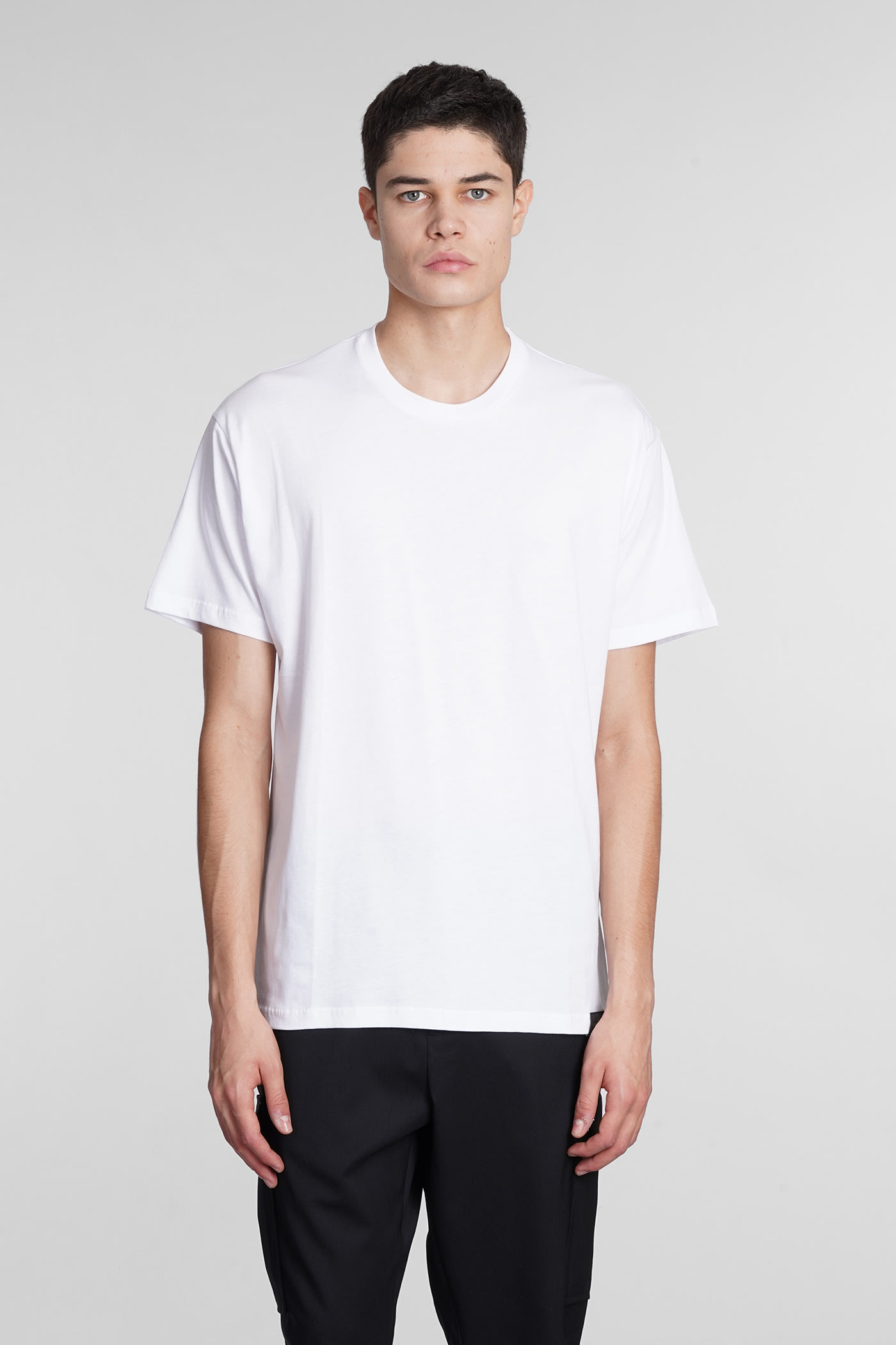 Low Brand T-shirt In White Jersey