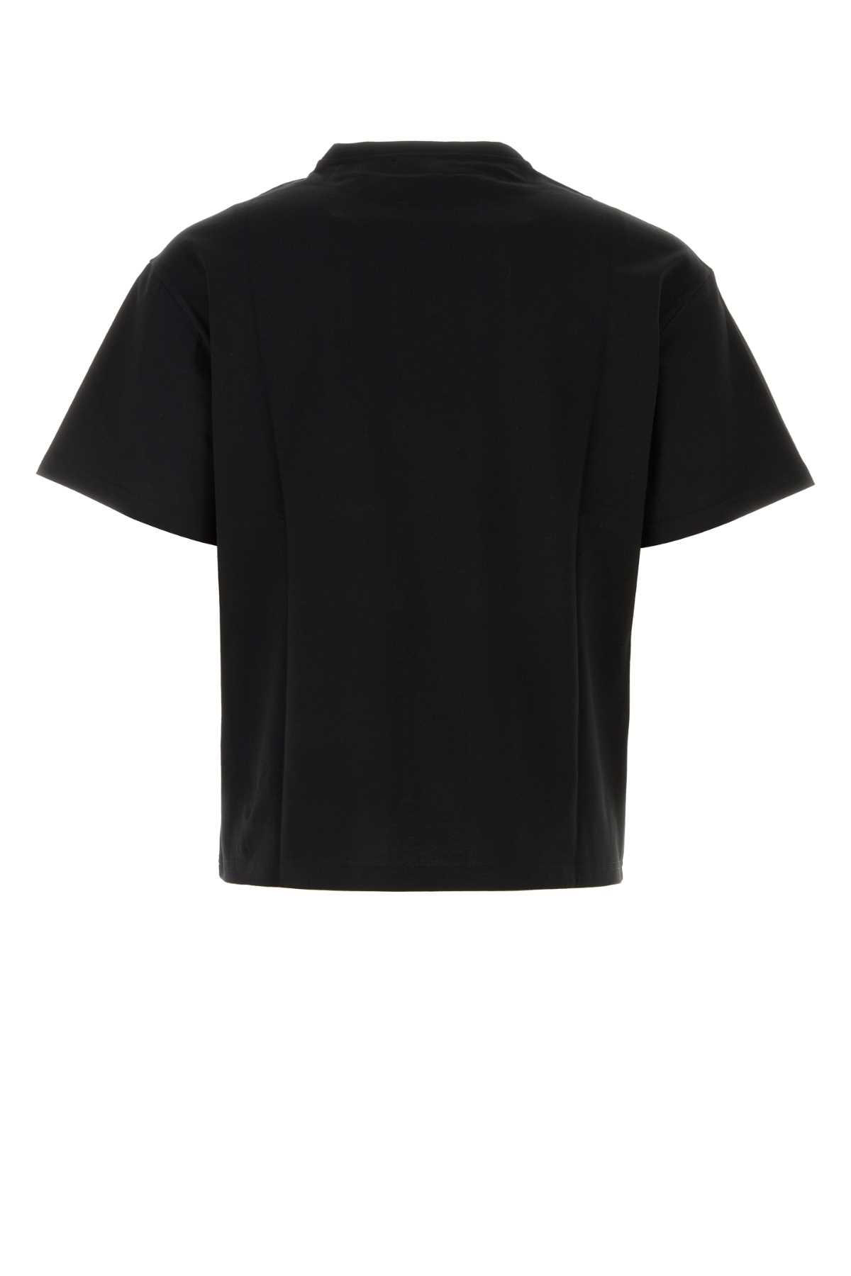 Shop Etro Black Cotton T-shirt In Nero