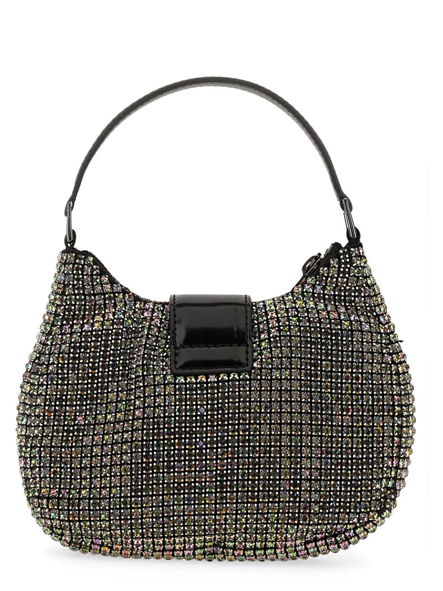 Shop Self-portrait Knitted Bag In Multicolour