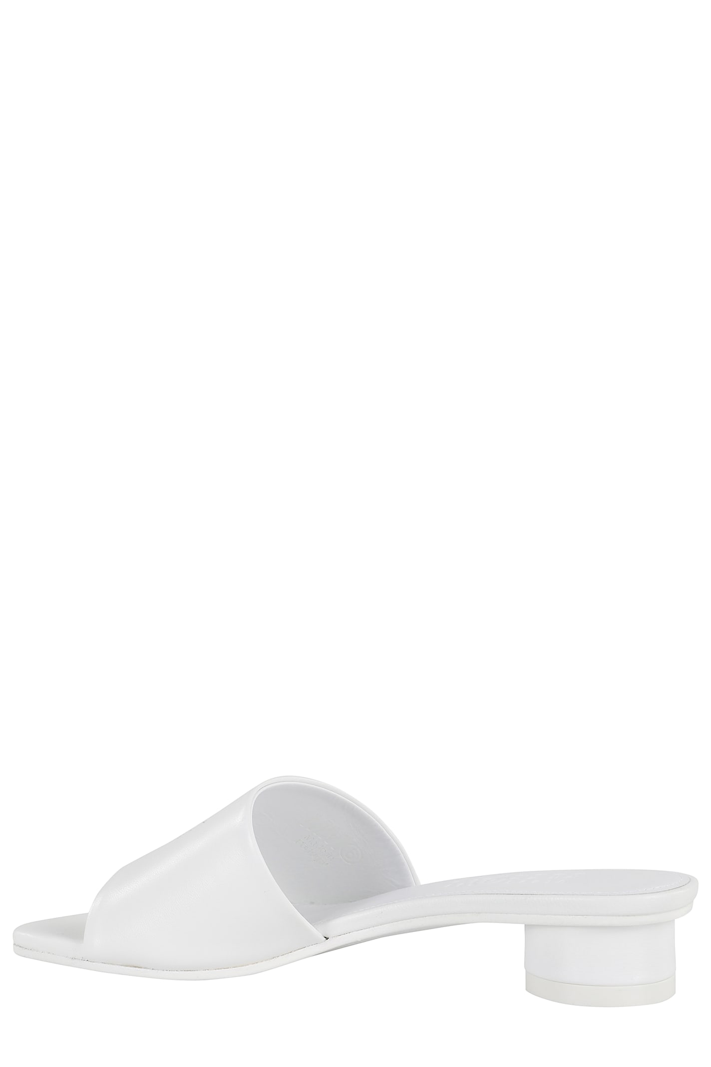 Shop Mm6 Maison Margiela Sandal In White