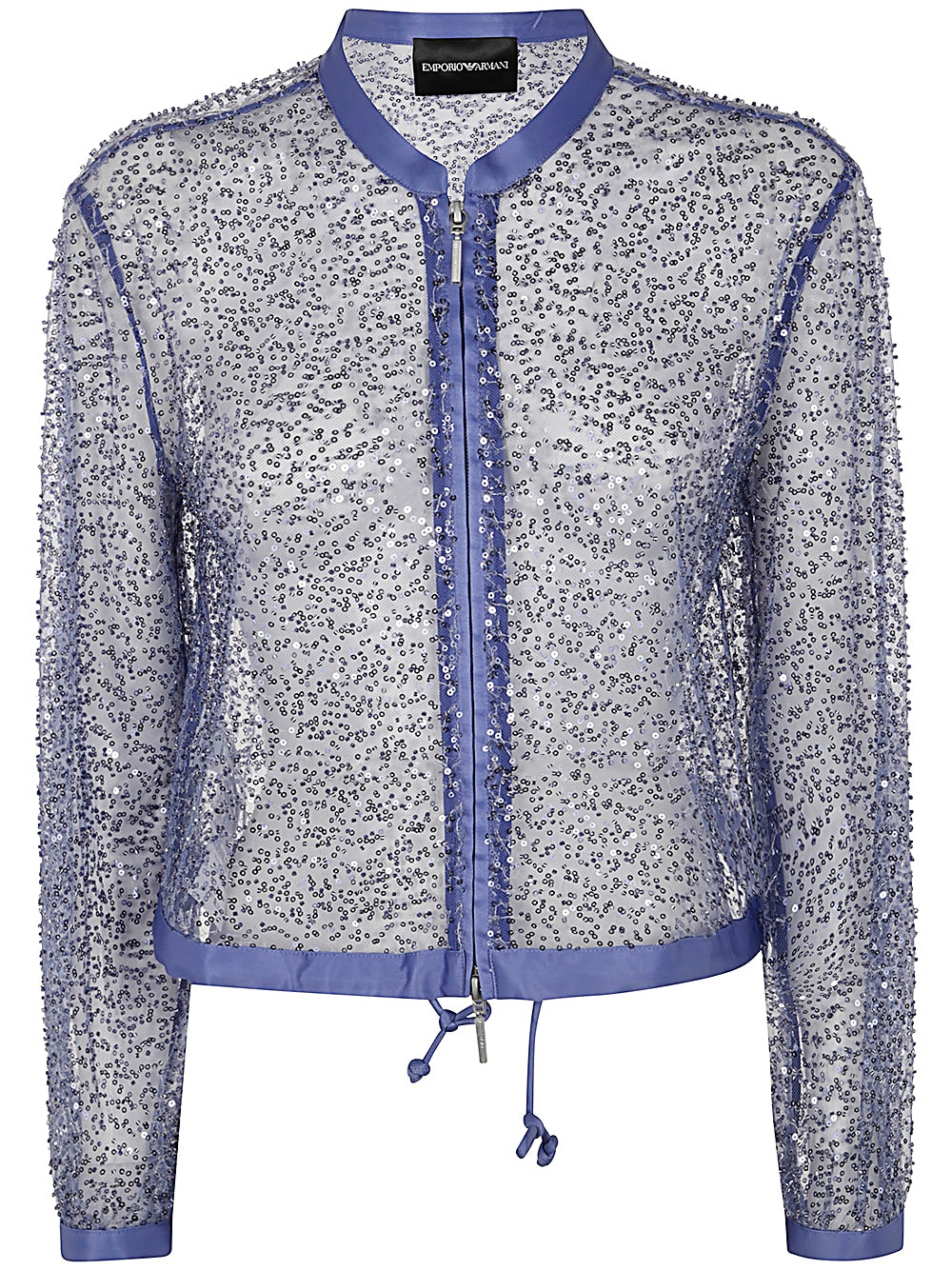 Shop Emporio Armani Shirt Jacket In Dusted Peri