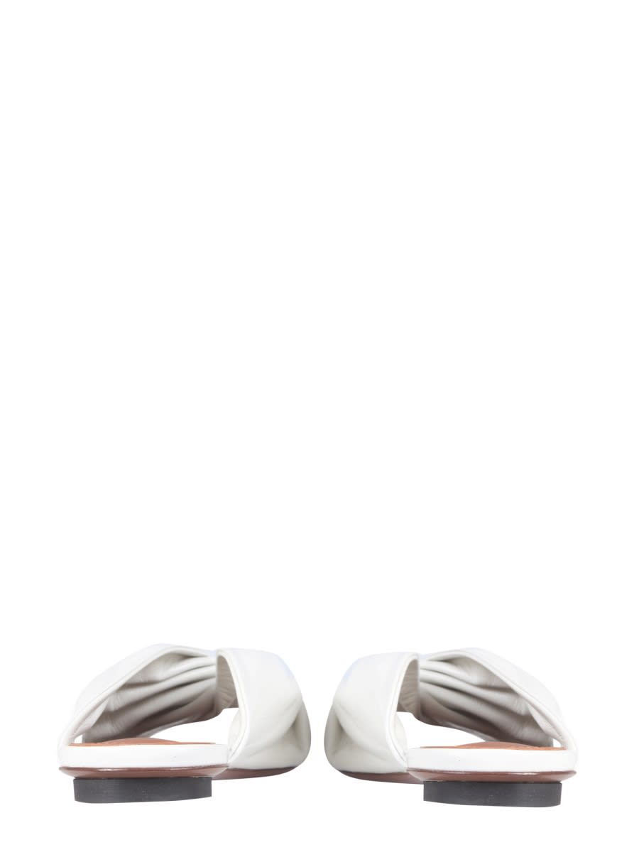 Shop L'autre Chose Low Sandals In White