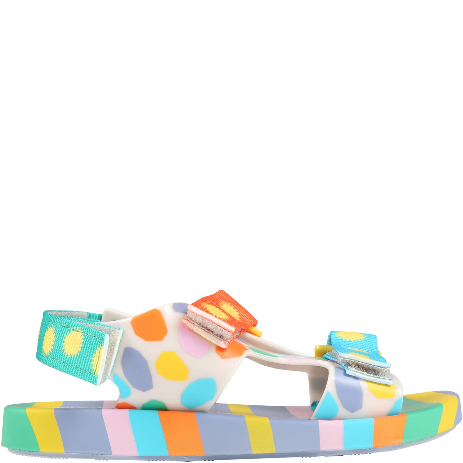 Melissa Multicolor Sandals For Kids With Sun