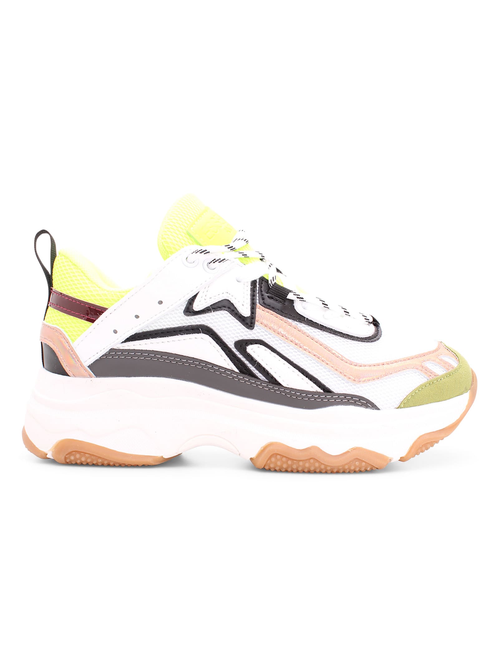 ESSENTIEL ANTWERP ZASOLA POLYESTER SNEAKERS,ZASOLA SNEAKERSECOPELLEWHITE WH00