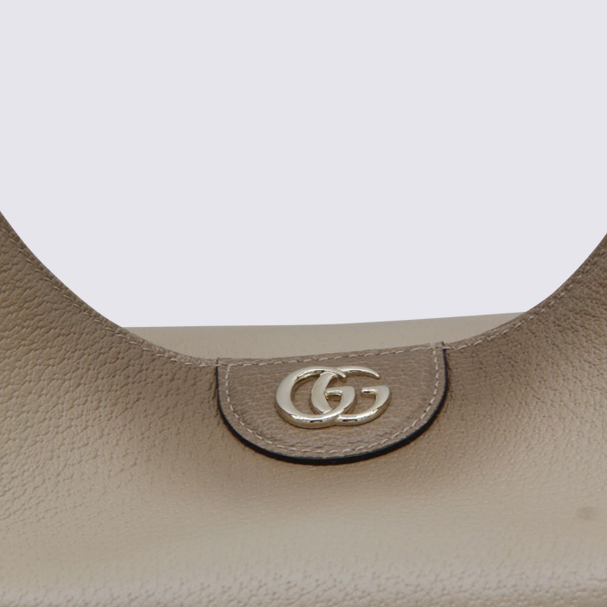 Gucci Beige Leather Diana Medium Top Handle Bag In Brown