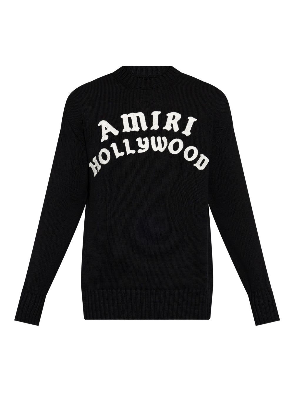 Amiri Hollywood Sweater With Embroidery In Black