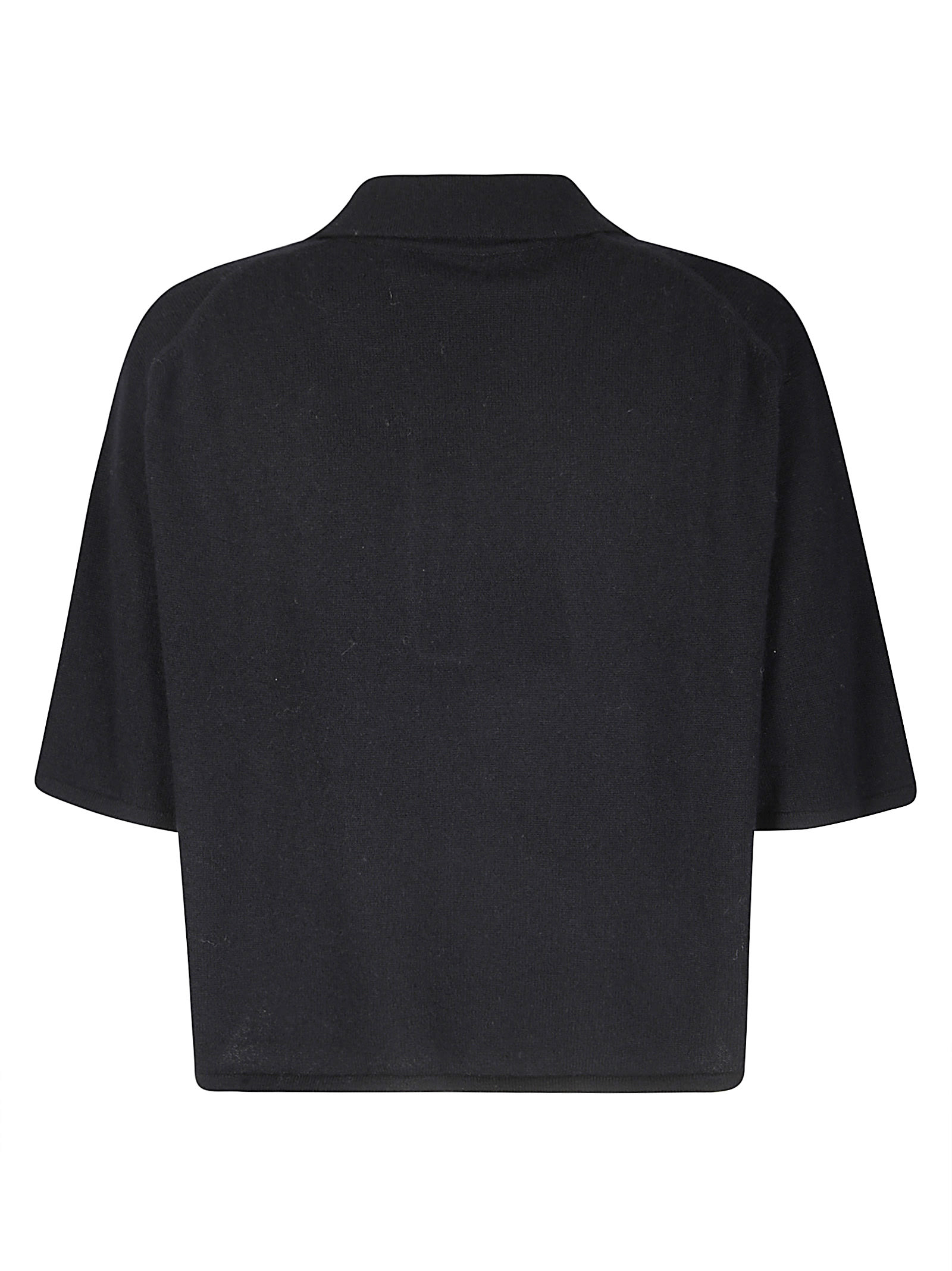 Lisa Yang Polo-neck Cashmere Sweater In Black