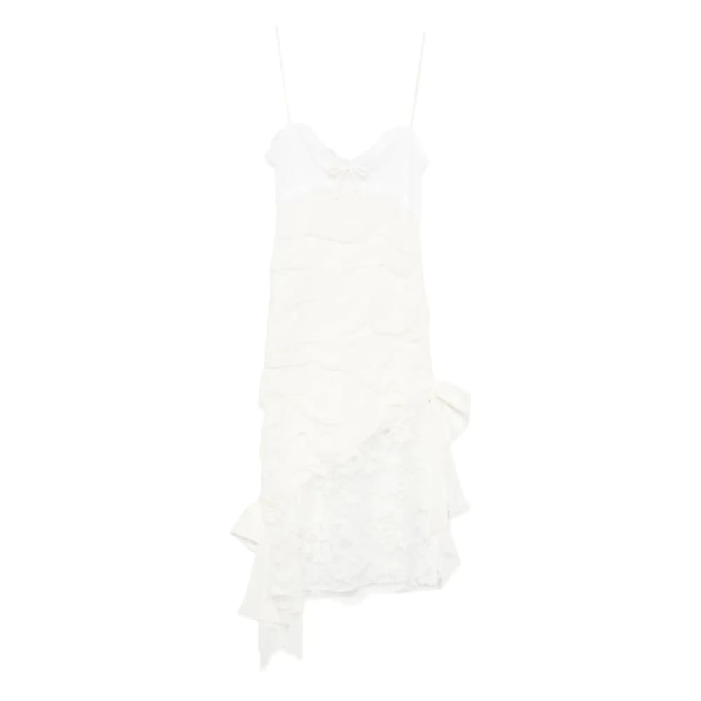 Alessandra Rich Dress In White
