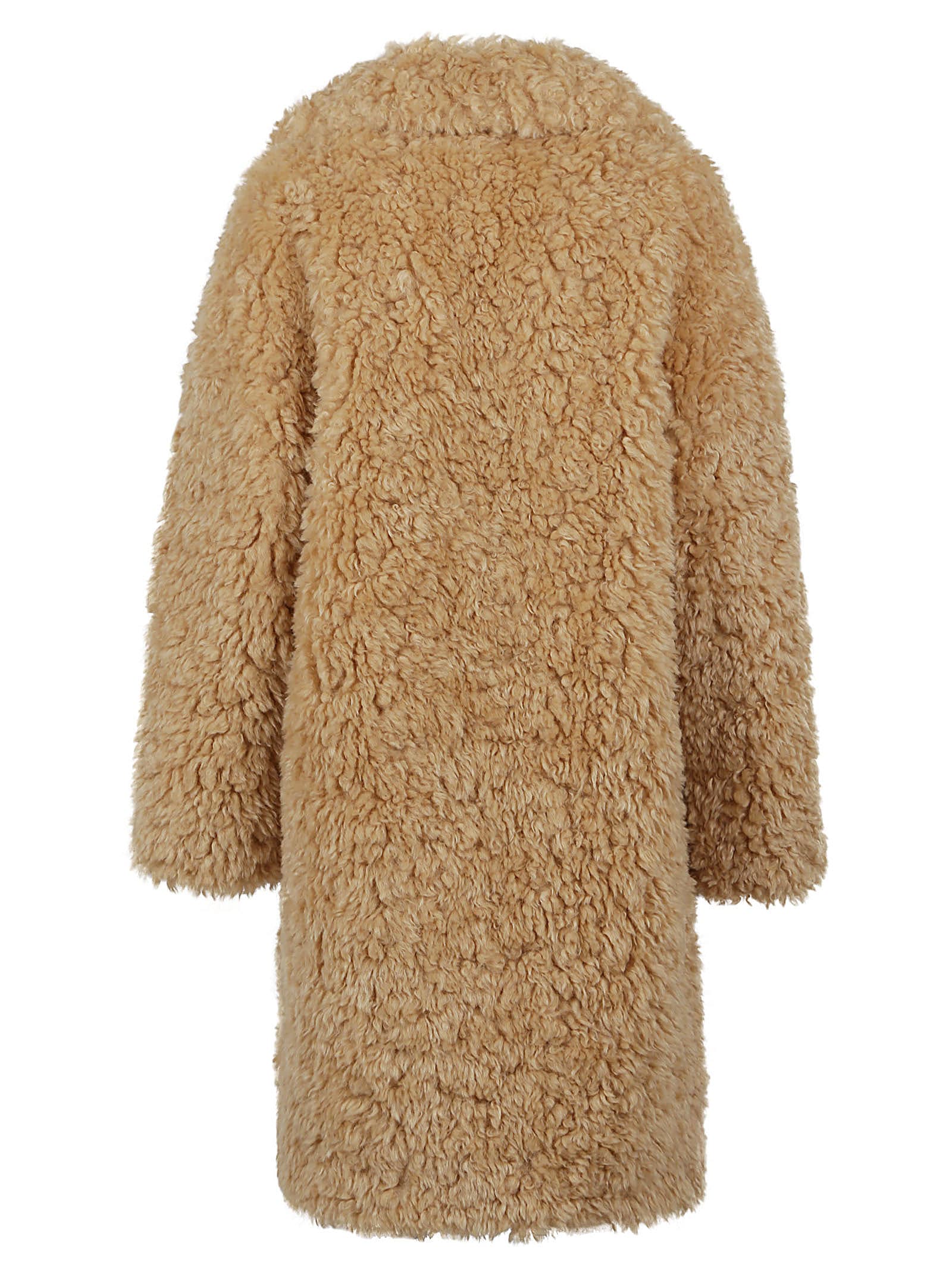 Shop Stand Studio Camille Cocoon Coat In Light Caramel