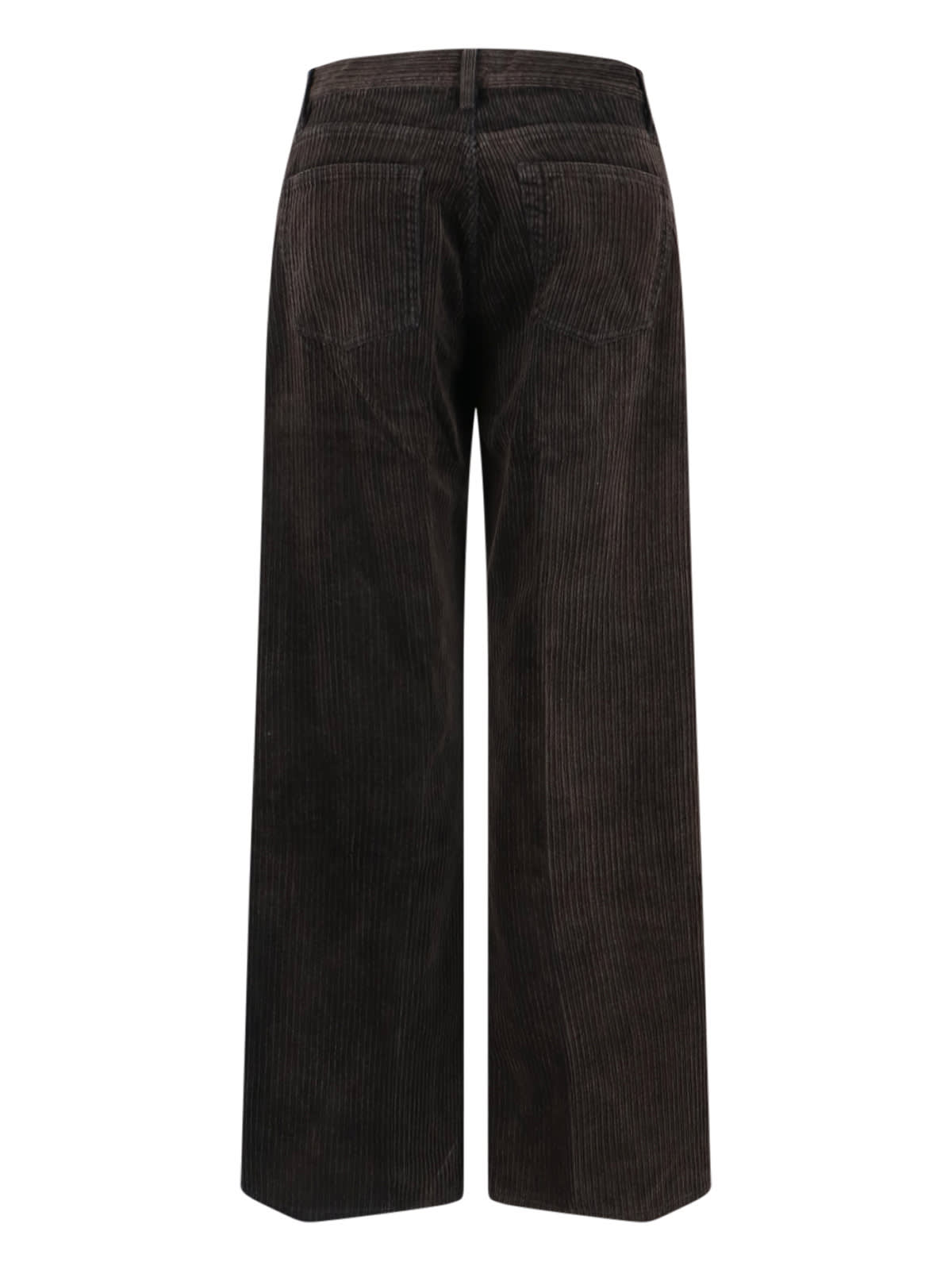 Frame Corduroy Loose Pants In Brown