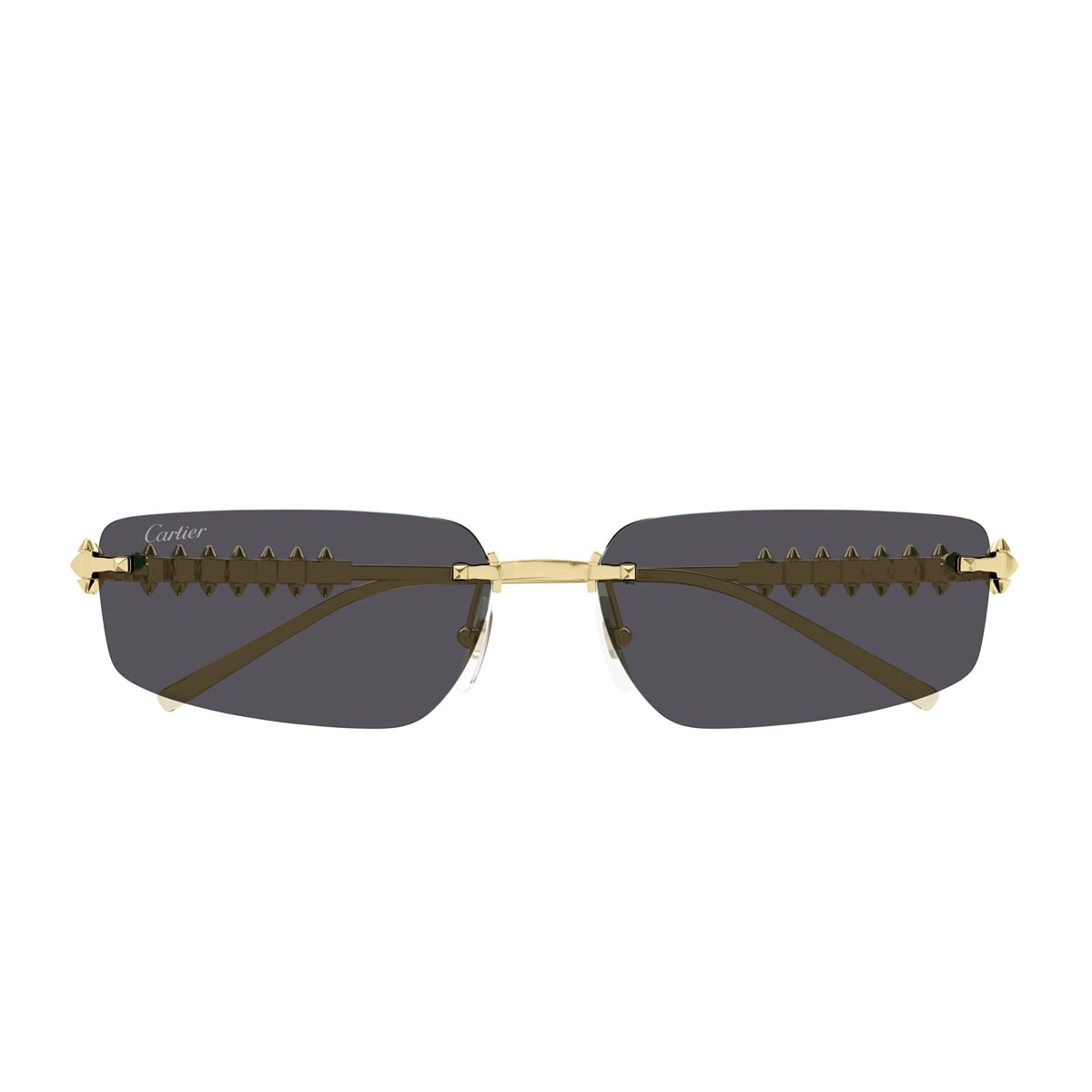 Cartier Ct0544s Clash De Cartier 002 Gold Smoke Sunglasses