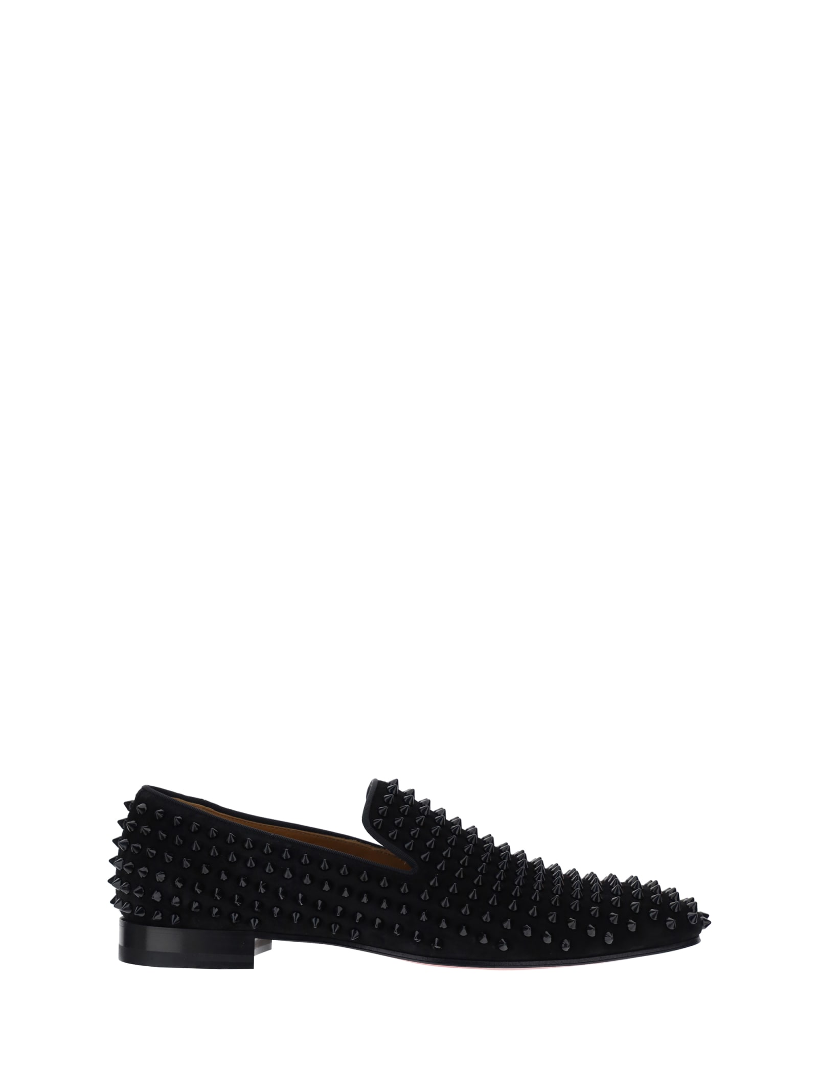 Christian Louboutin Dandelion Loafers In Black/black