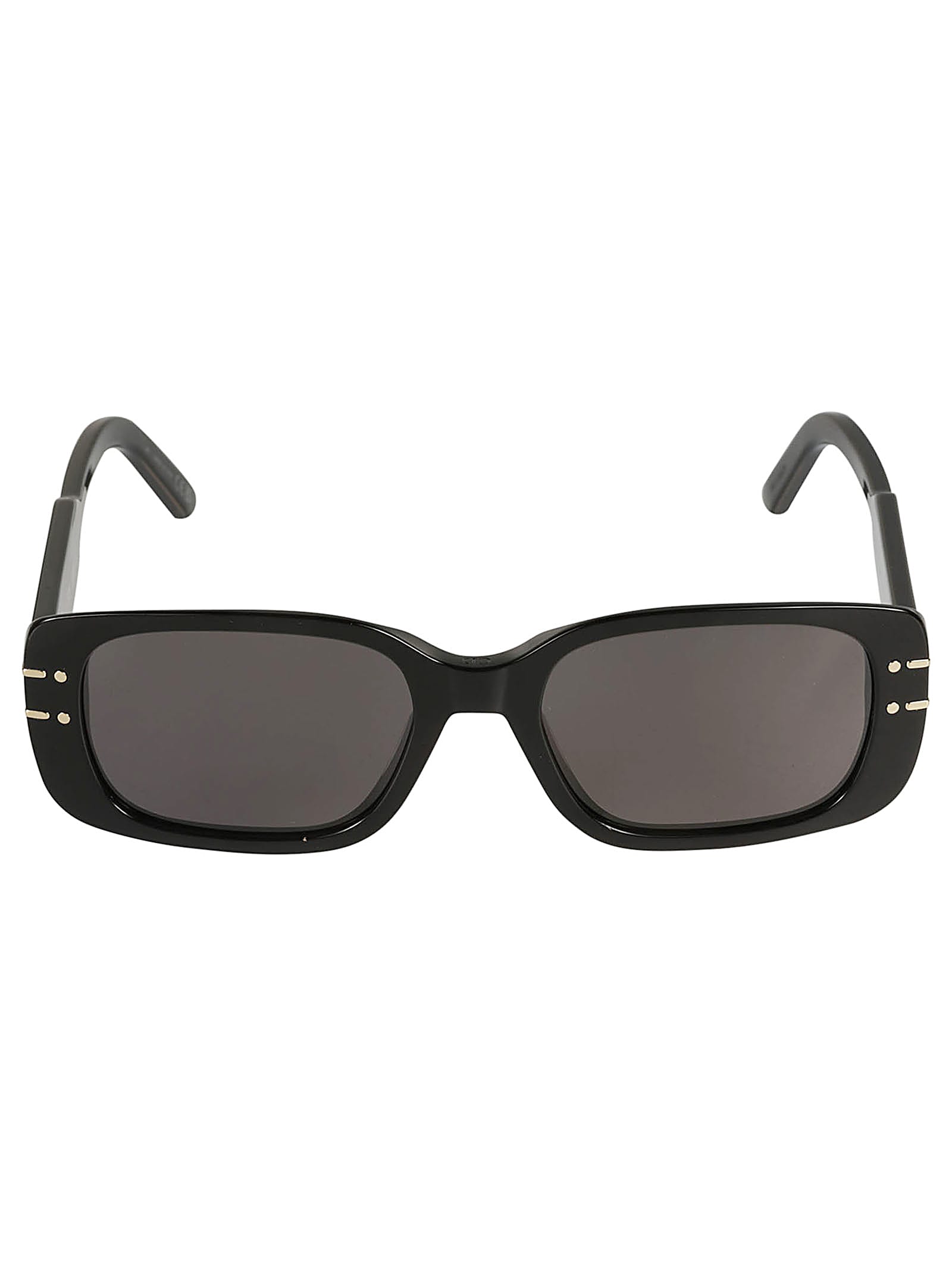 Dior Flat Rectangle Classic Sunglasses In 01a - Black