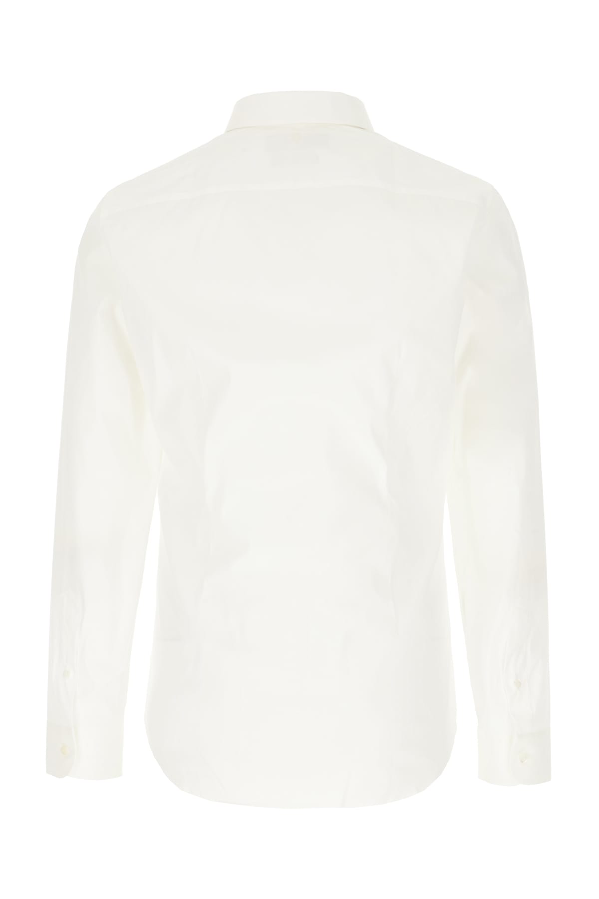 Shop Gucci White Poplin Shirt