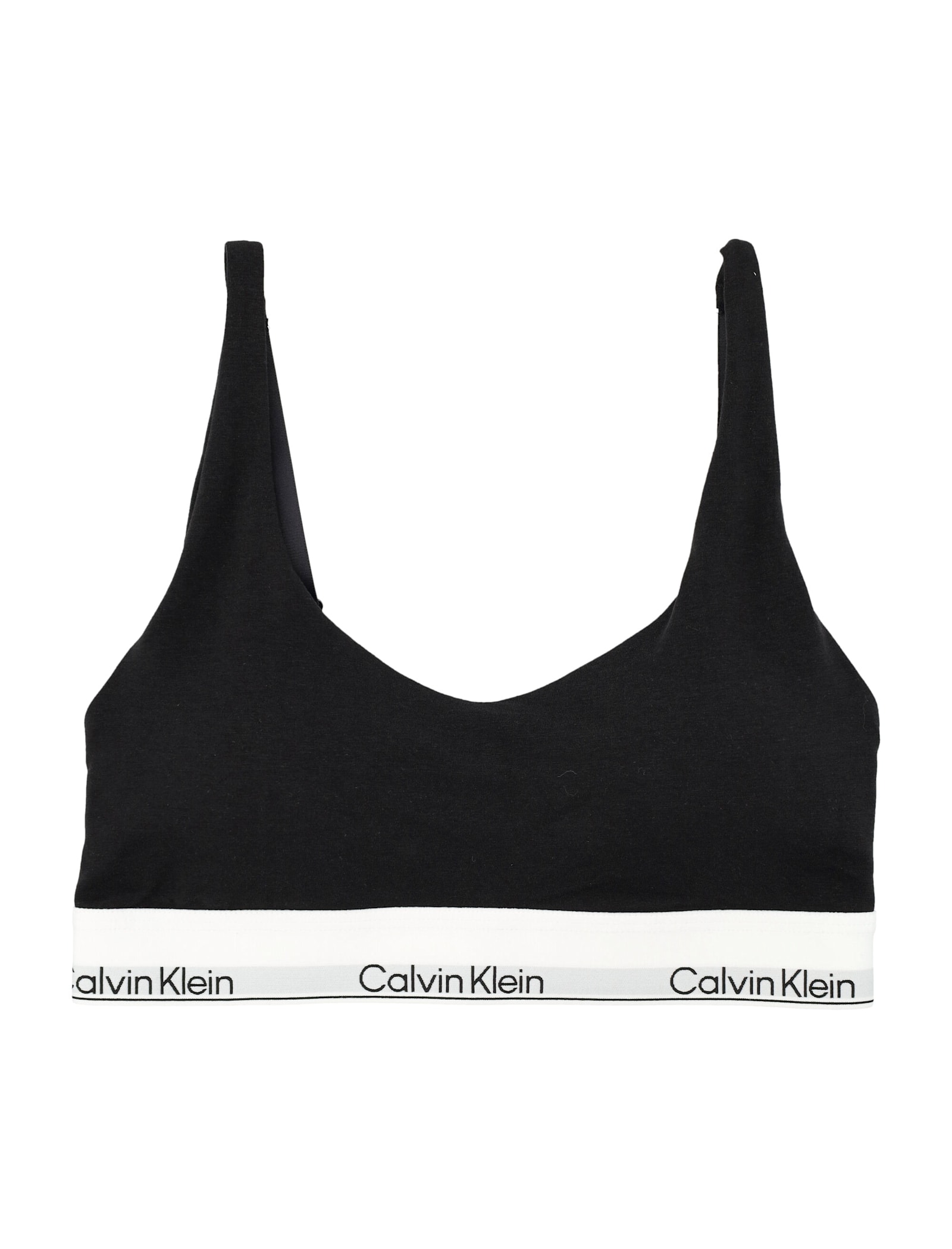 Calvin Klein Icon Cotton Modal Infinity Bond Bralette In Black