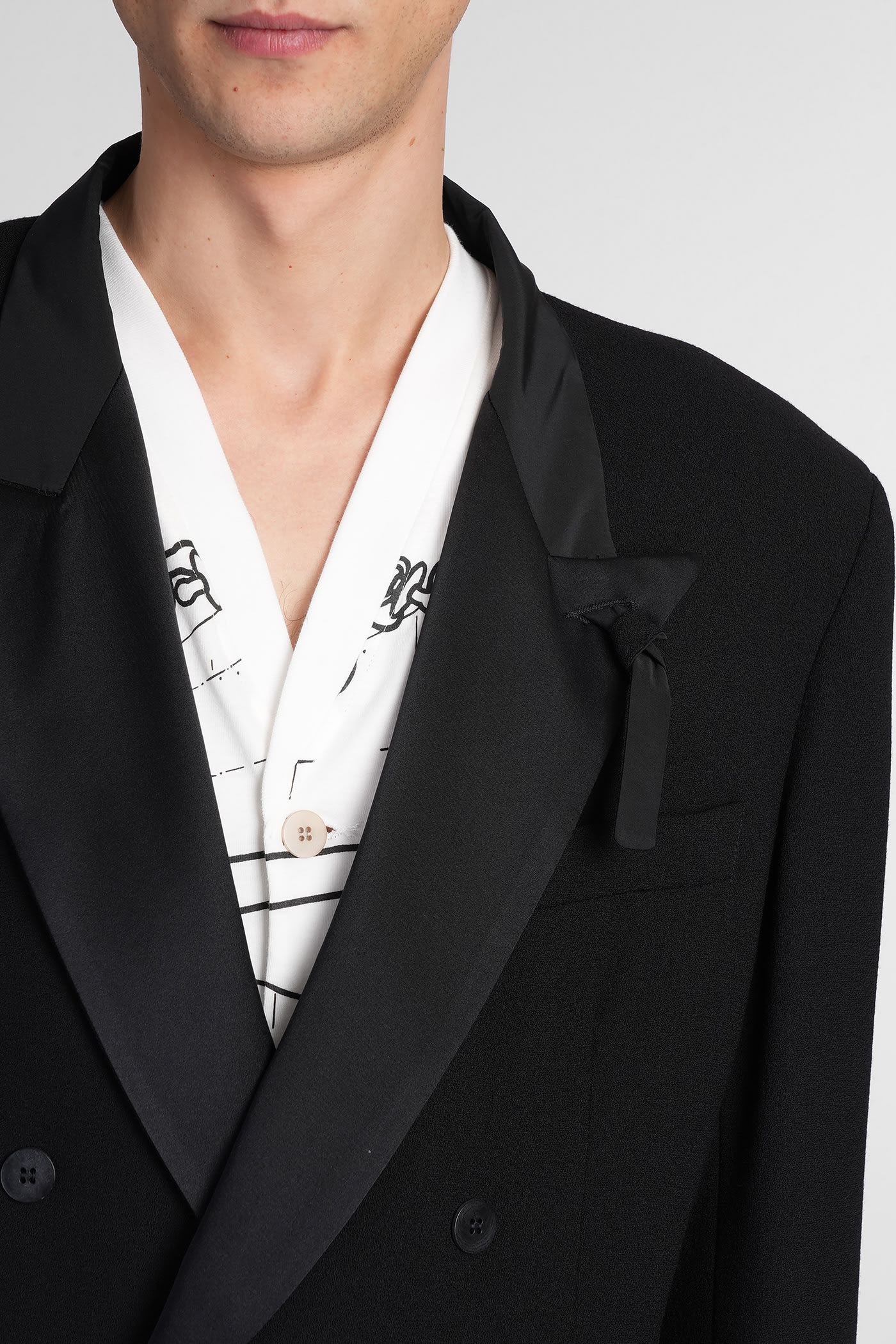 Magliano Blazer In Black Wool In Black