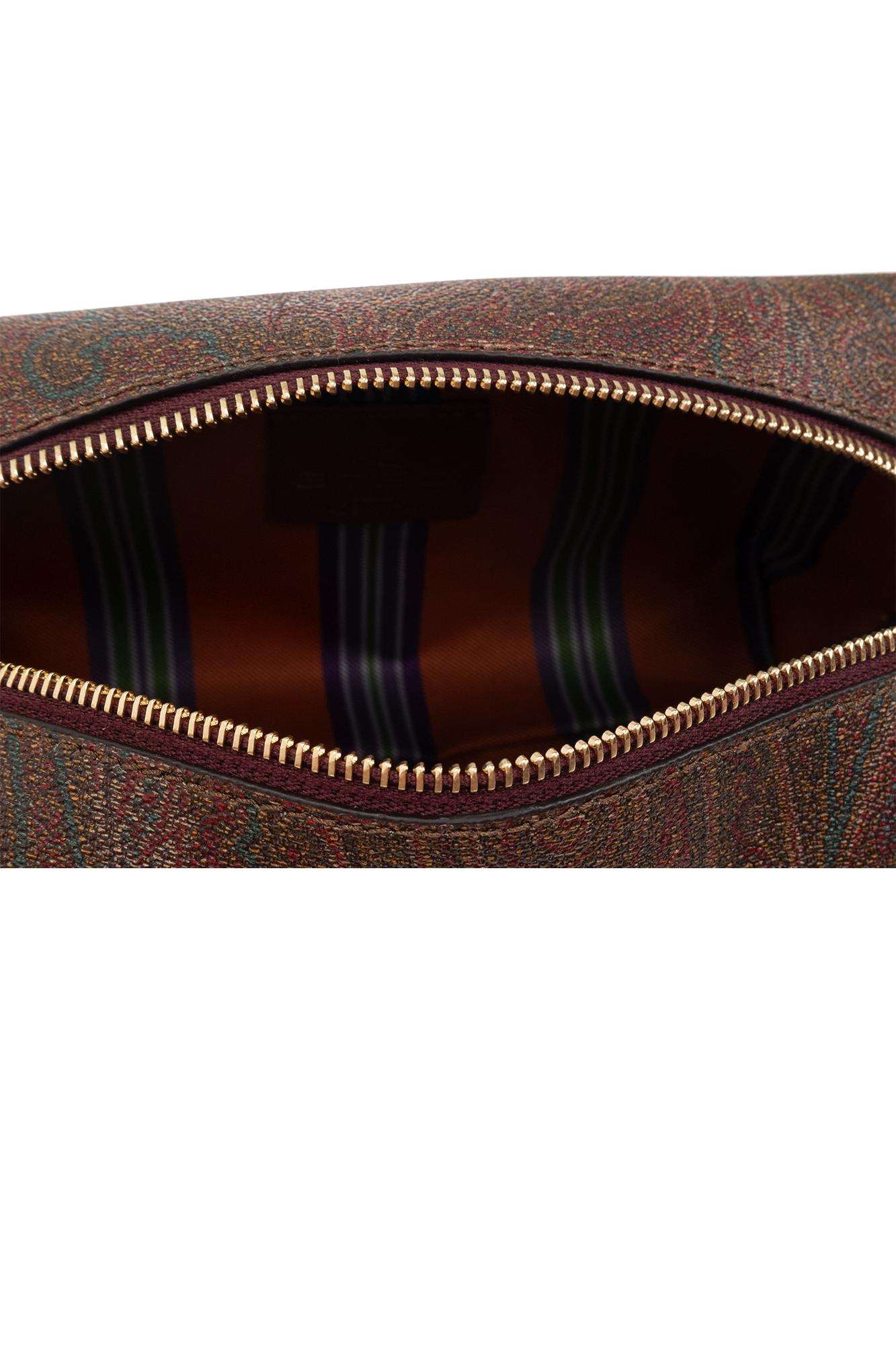 Shop Etro Wash Bag With Logo In Red