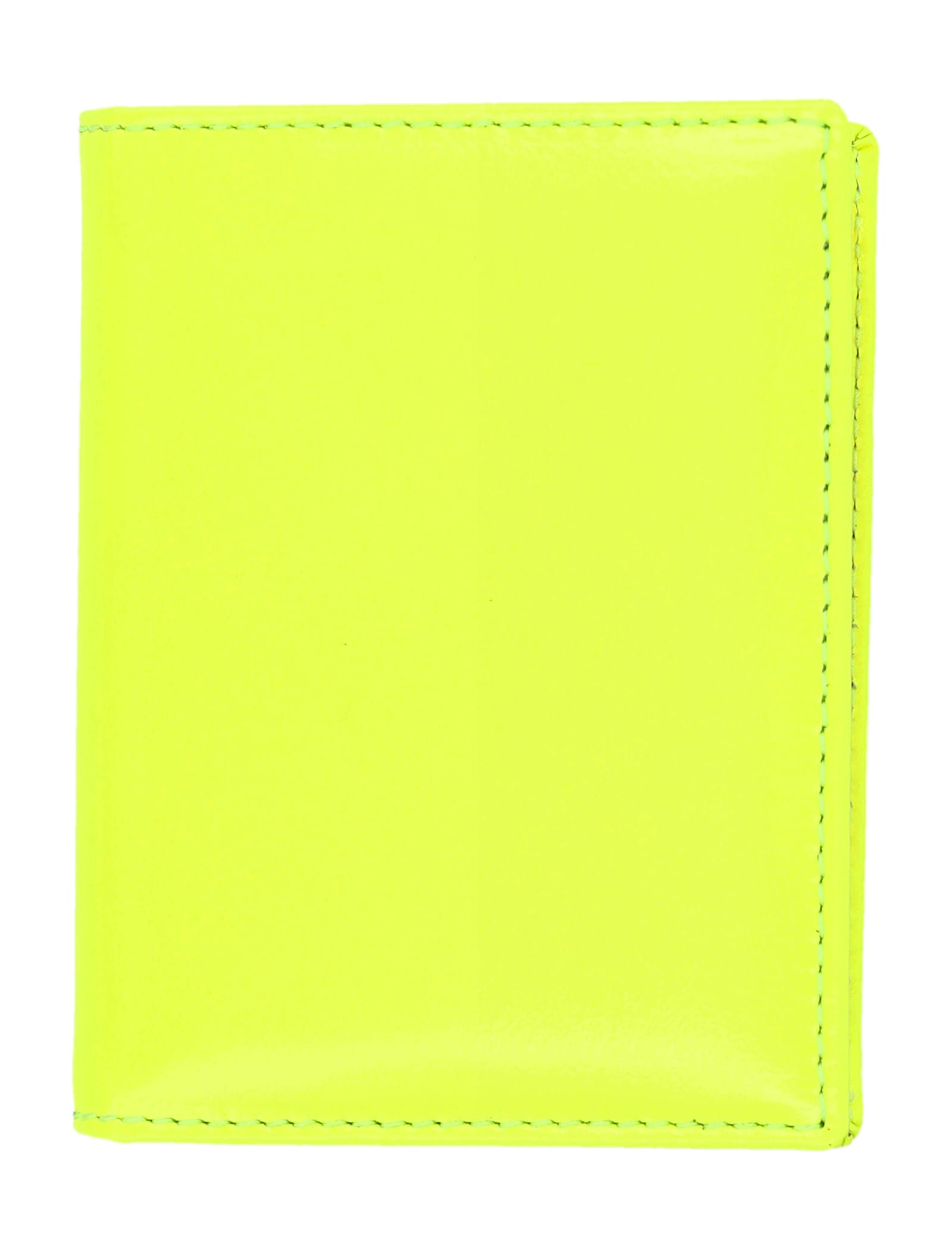 Comme Des Garçons Super Fluo Cardholder In Yellow/light Orange