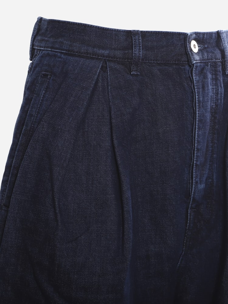 Shop Loewe Cropped Jeans In Cotton Denim In Blue