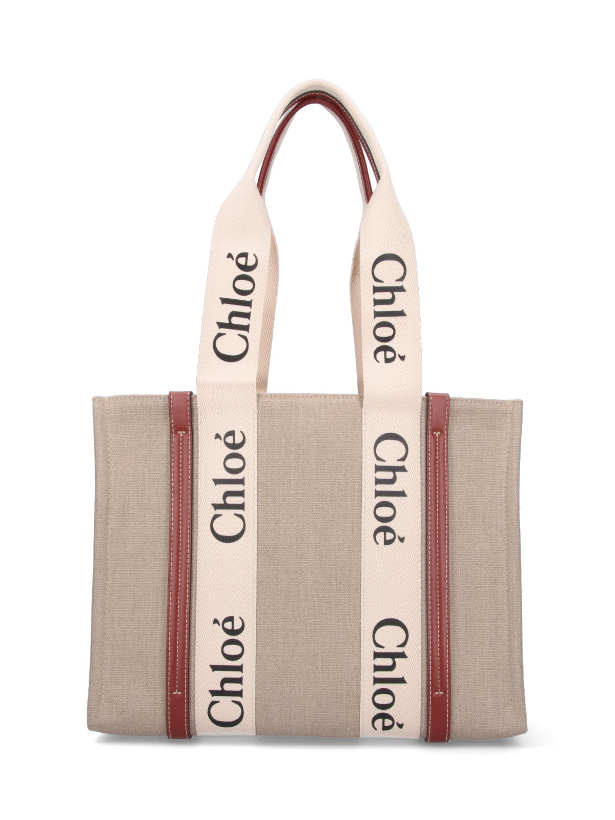 Shop Chloé Woody Medium Tote Bag