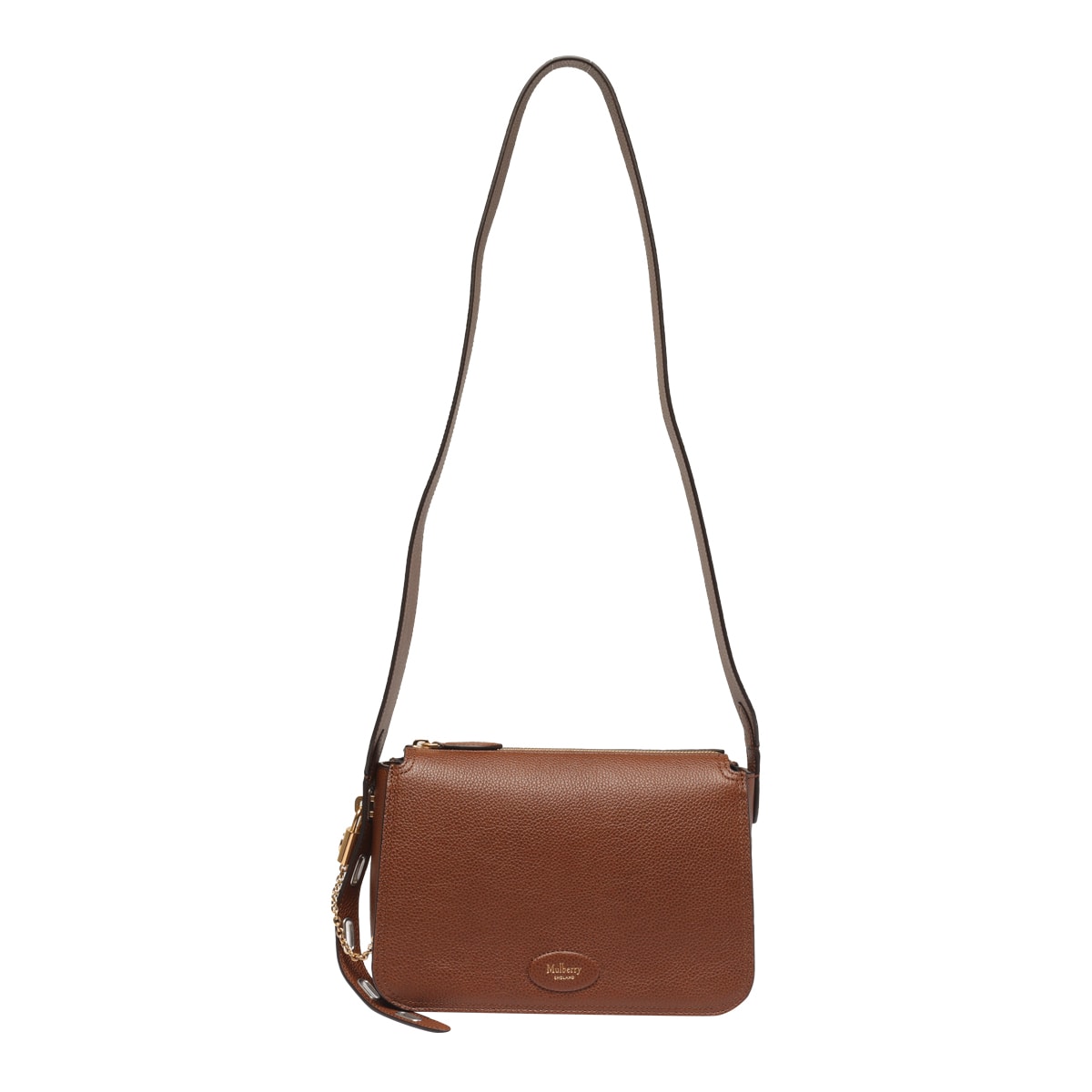 Shop Mulberry Small Billie Crossbody Bag In Brown