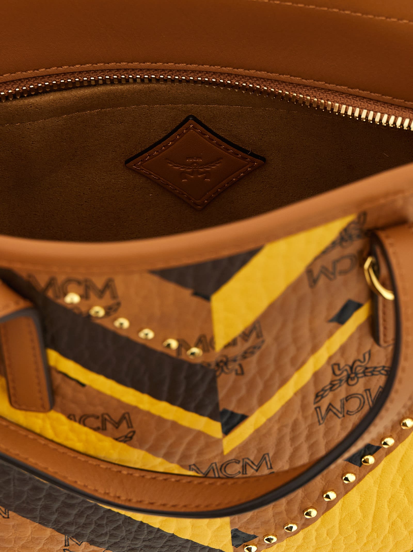 Mcm Toni Mini Shopping Bag In Multi
