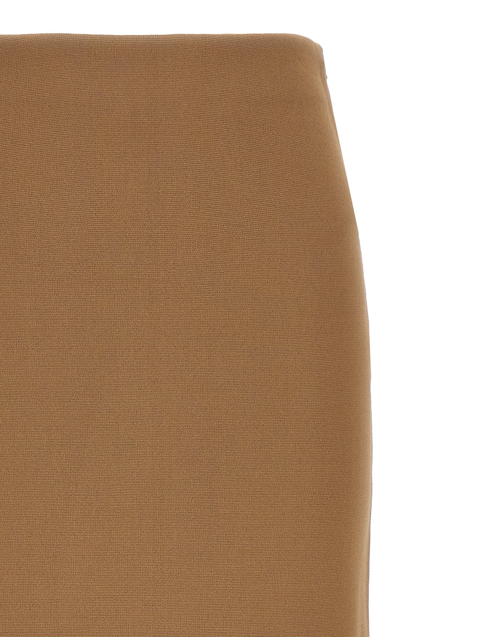 Max Mara Alce Skirt In Brown