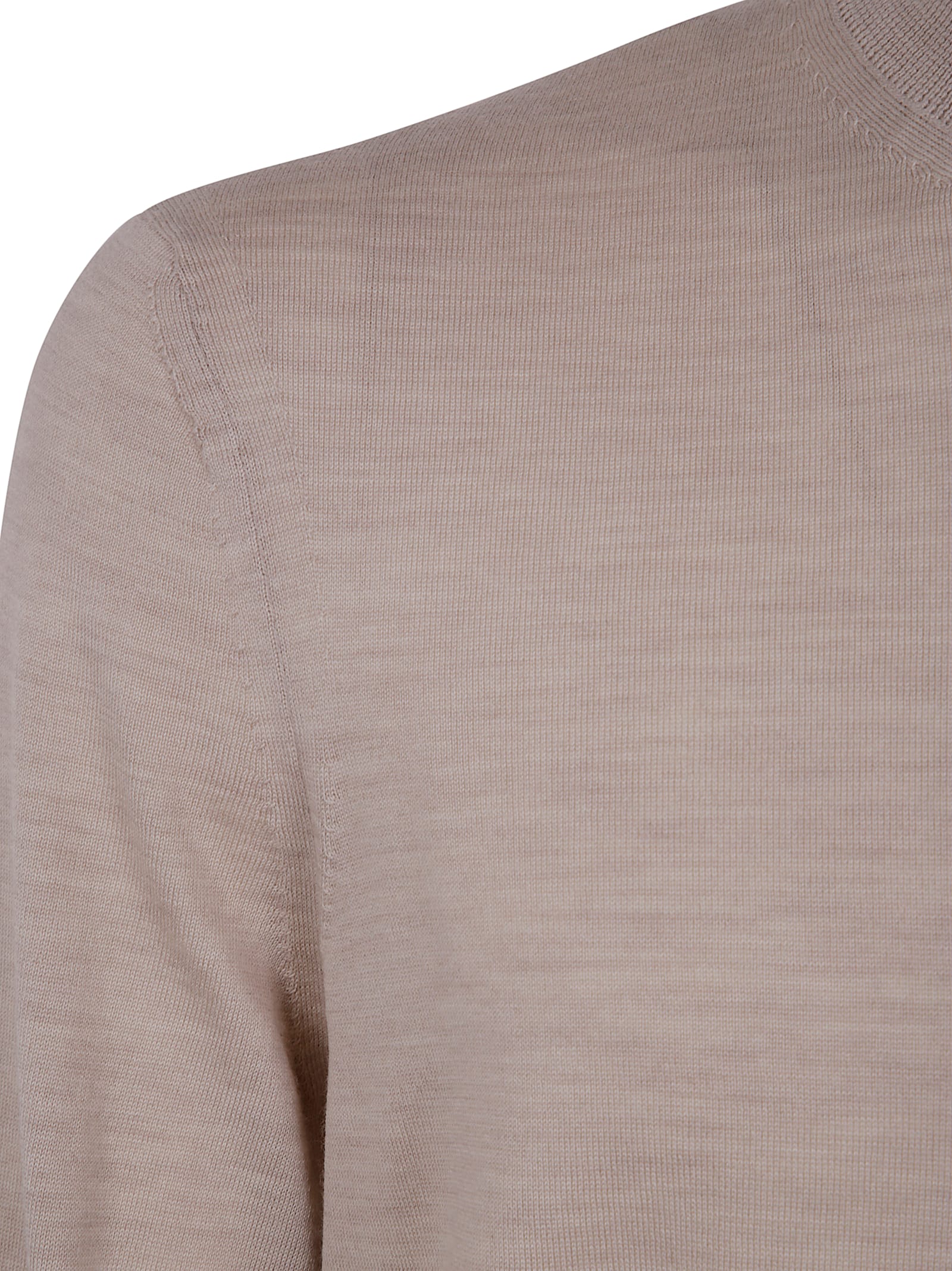 Tom Ford Knitwear Crew Neck Knitted Clothing In Light Beige