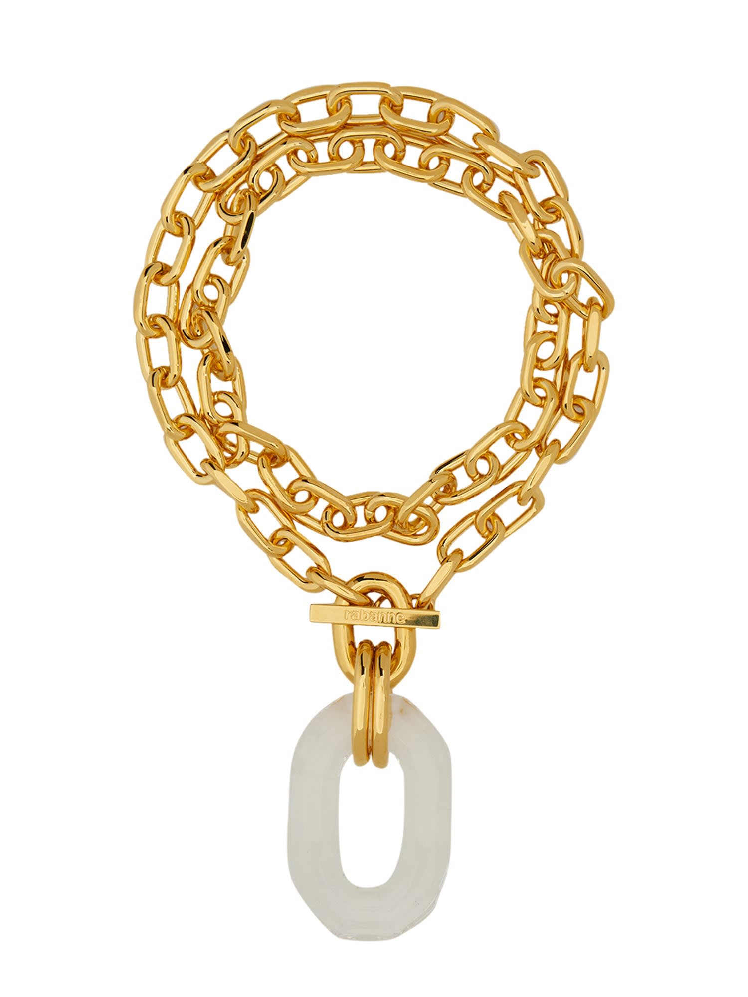 RABANNE NECKLACE WITH CHAIN