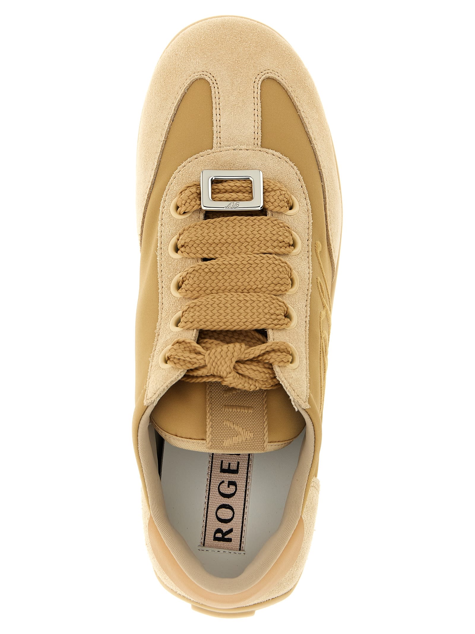Roger Vivier Viv Low Sneakers In Sand