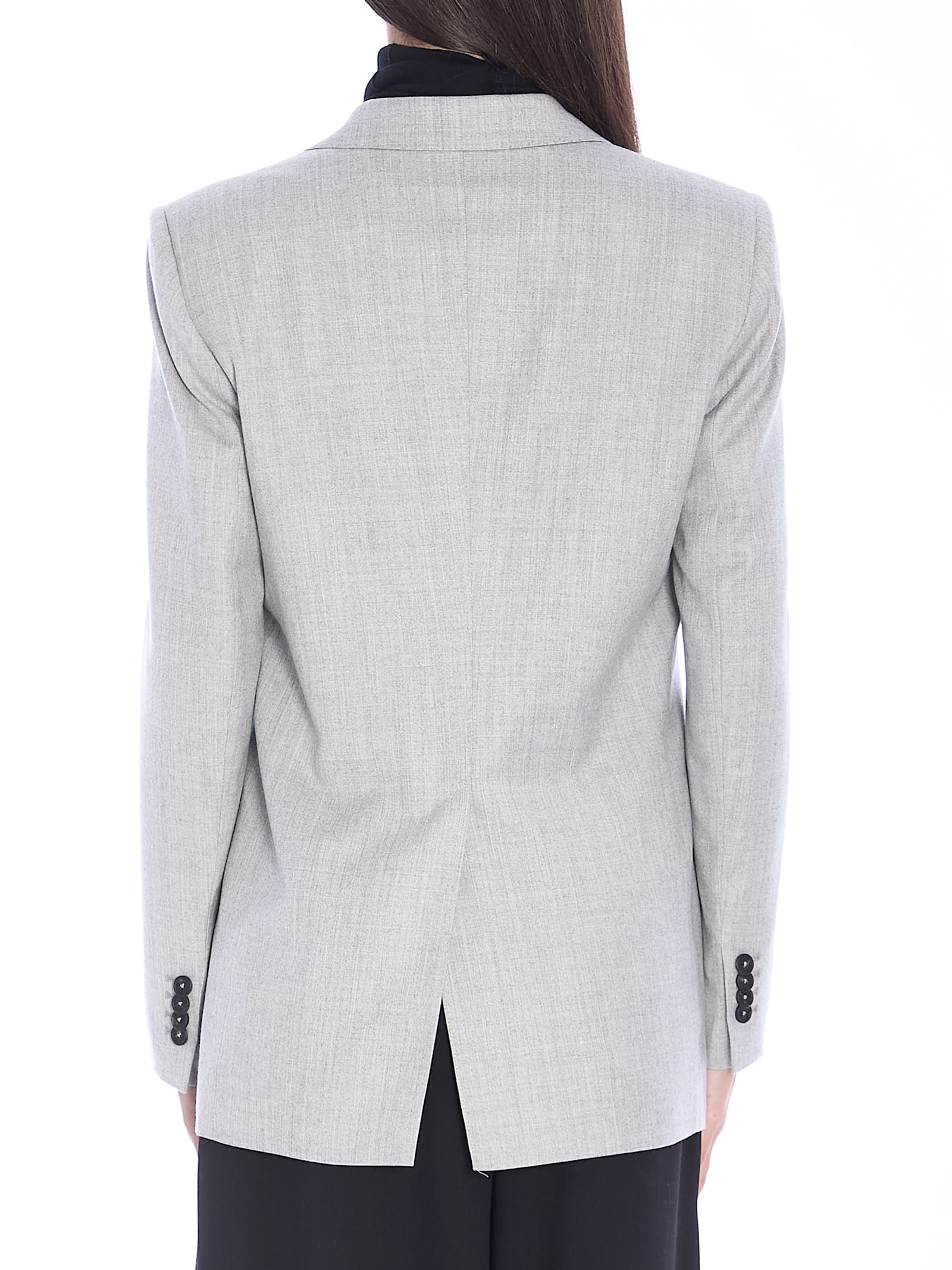 Shop Tagliatore Berta Jacket In Grey