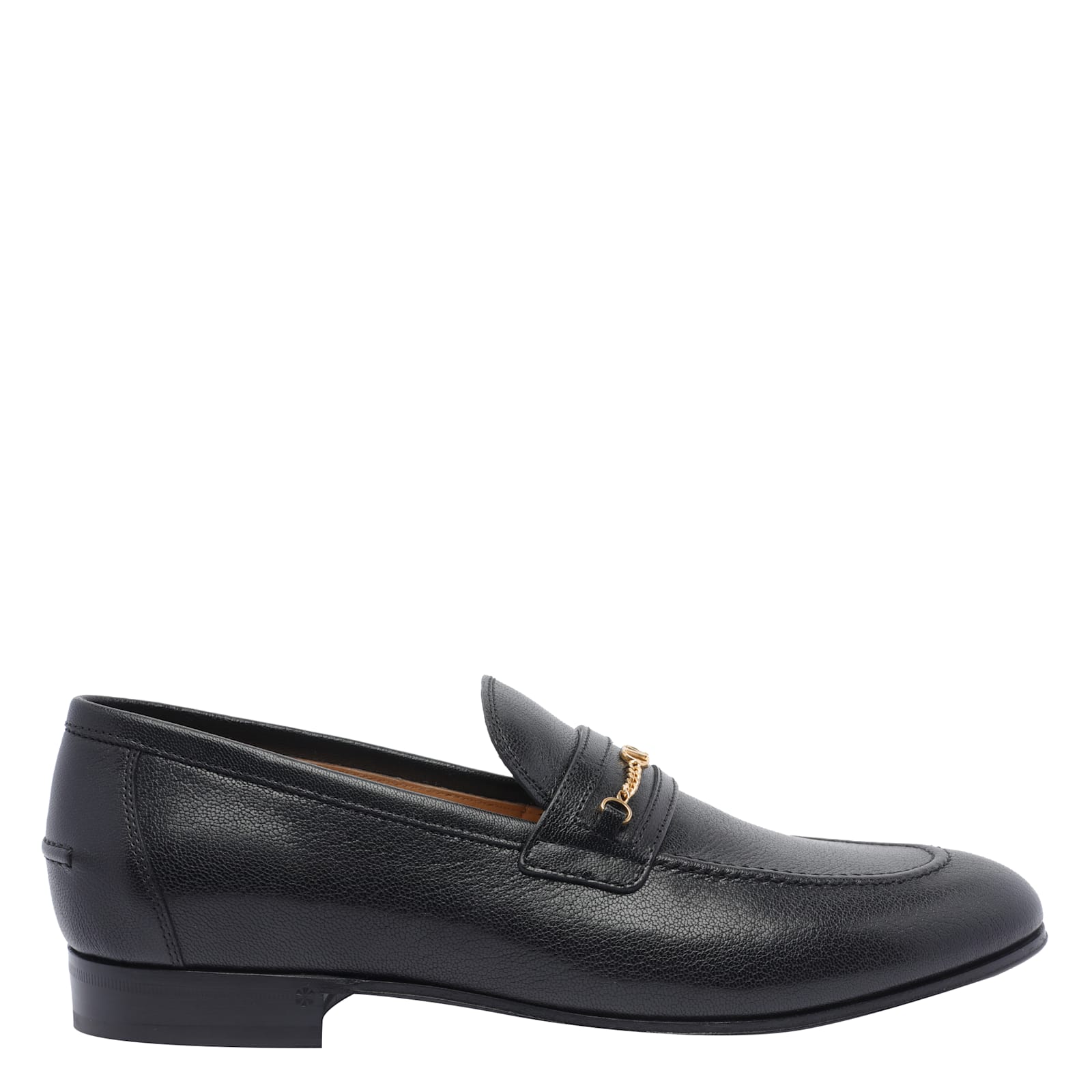 Valentino Garavani Men Vlogo Signautre Leather Loafers In Black