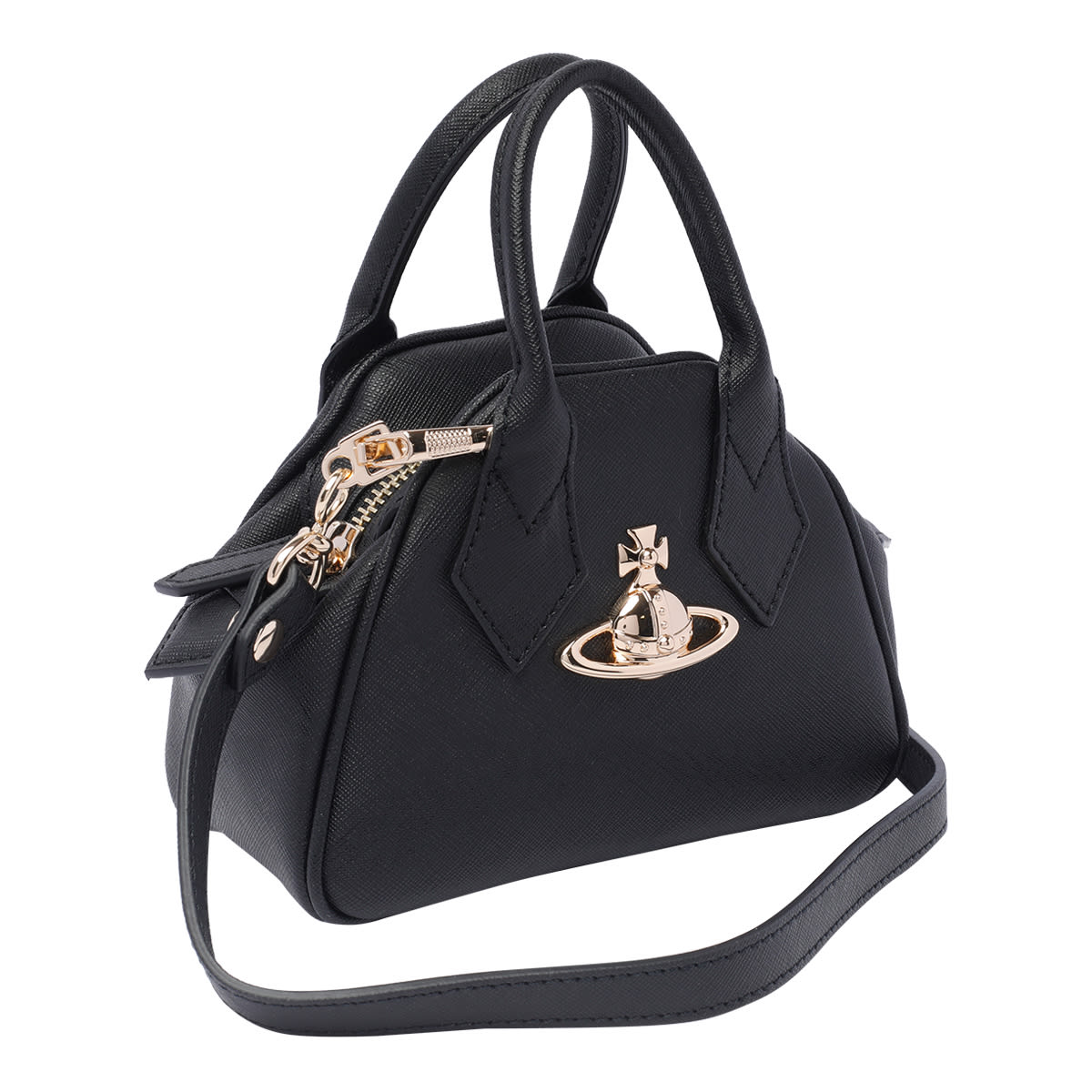 Vivienne Westwood Mini Yasmine Bag In Black