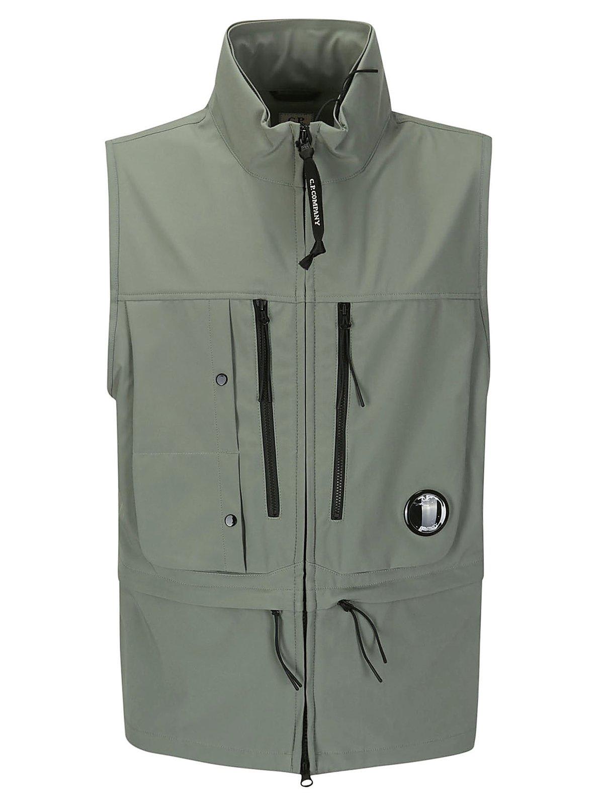 Shop C.p. Company Shell-r Utility Vest In Green
