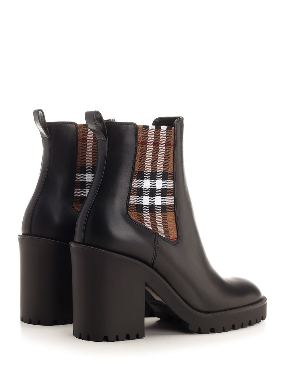 Shop Burberry Ankle Boot In Black