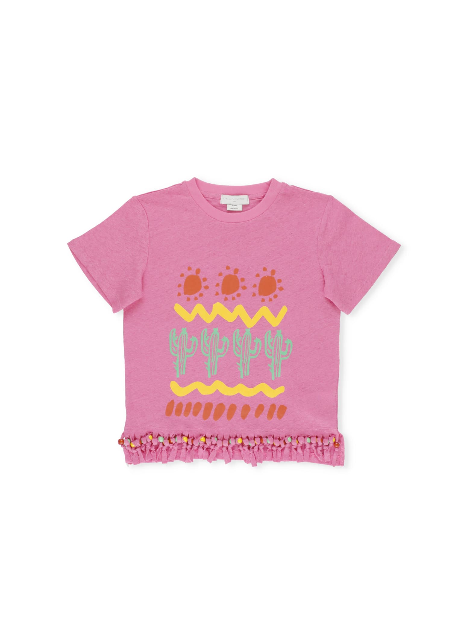 Stella McCartney Kids T-shirt With Fringes