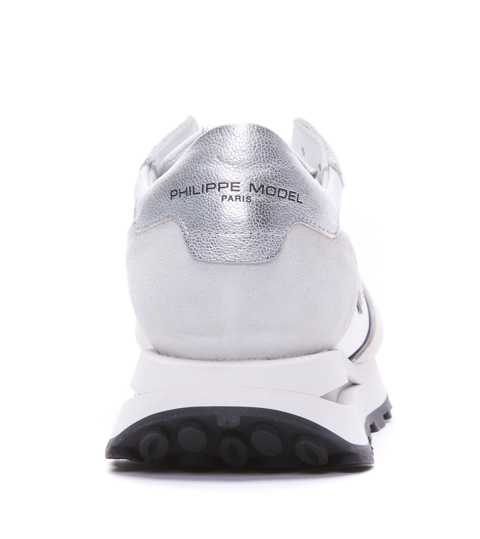 Shop Philippe Model Tropez Haute Sneakers In Mondial Blanc