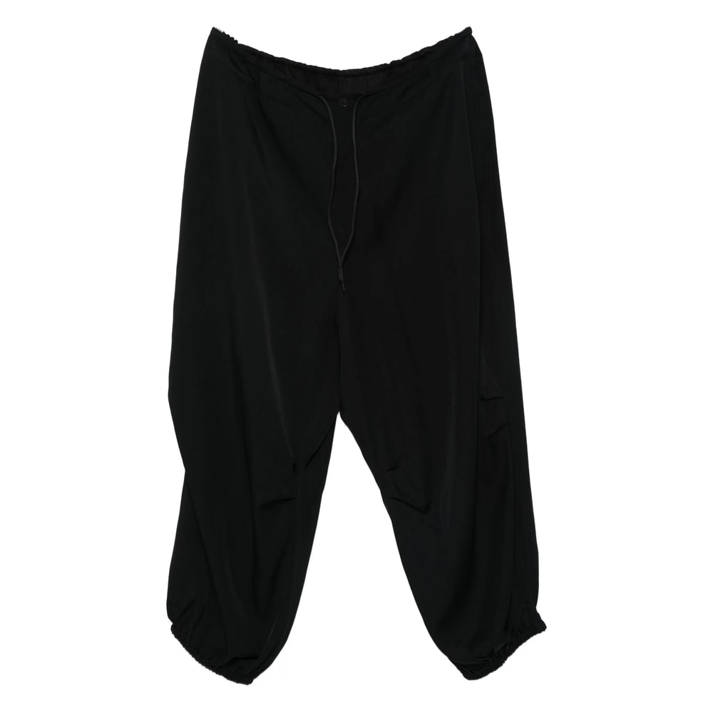 Y-3 Drawstring Elasticated Track Pants In Black