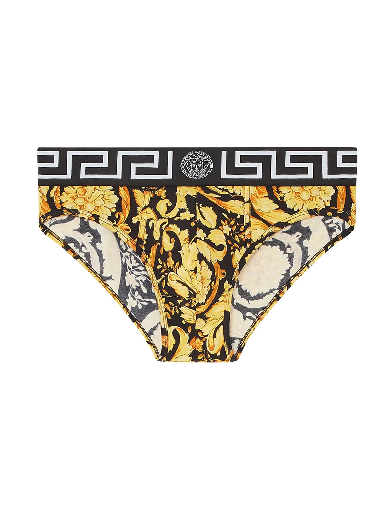 versace barocco animalier brief