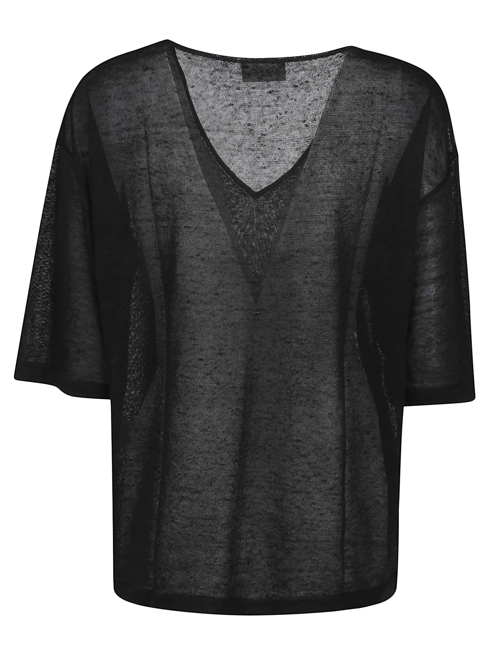 P.A.R.O.S.H BABYLON SHORT SLEEVE SWEATER 