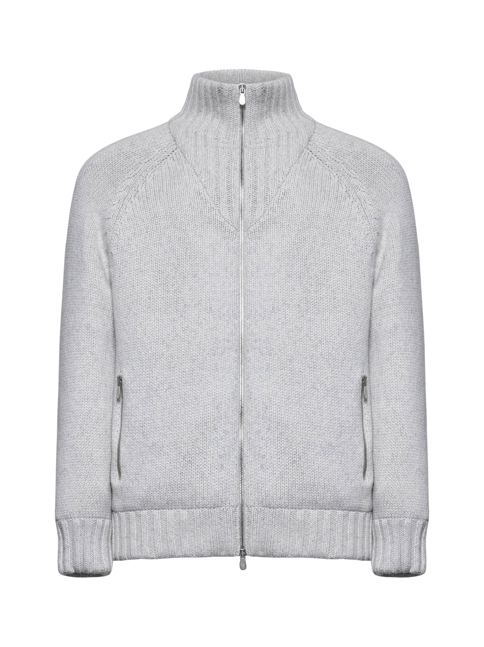 Shop Brunello Cucinelli Jacket In Grey