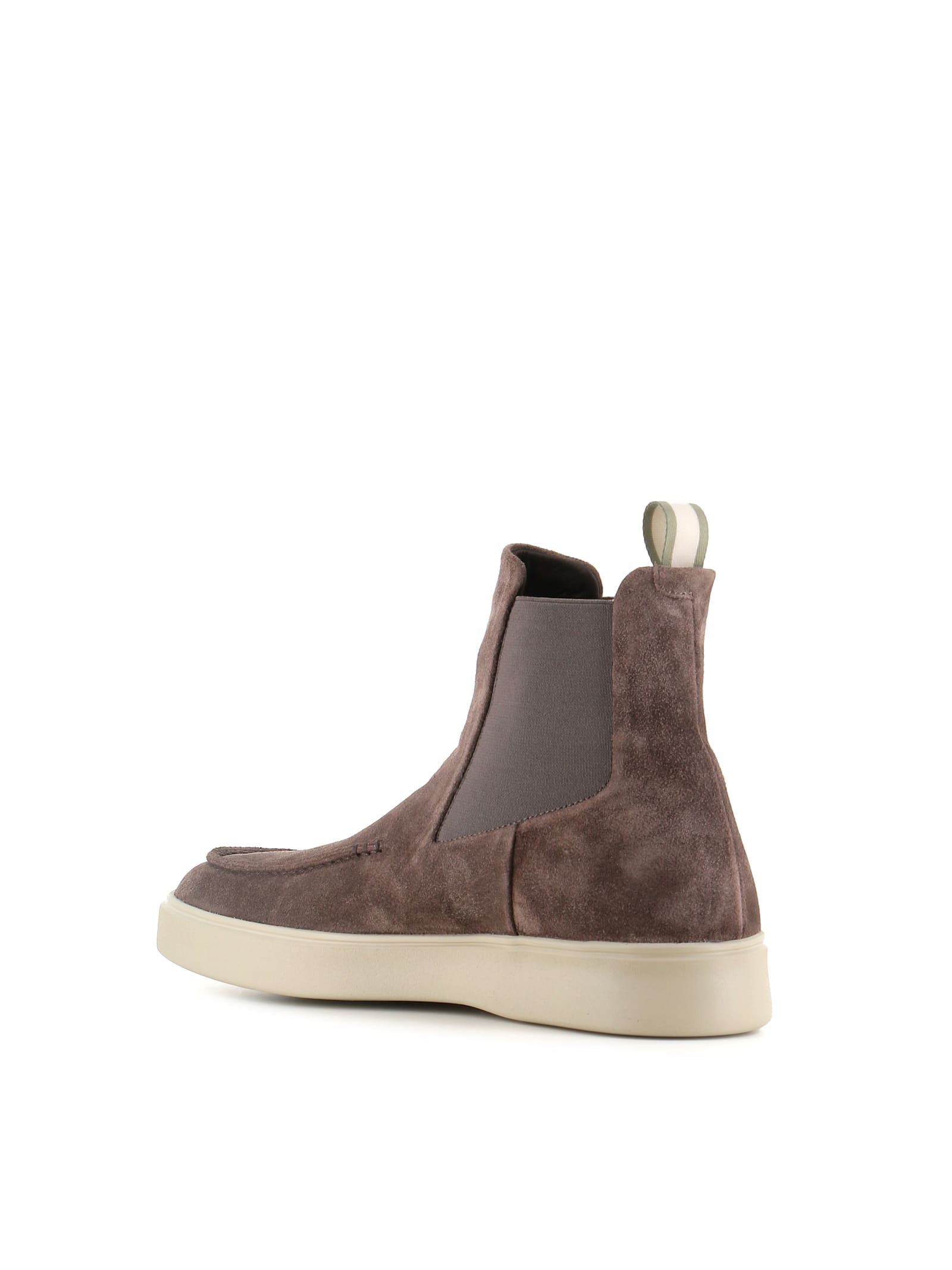Officine Creative Suede Chelsea Boots In Gray