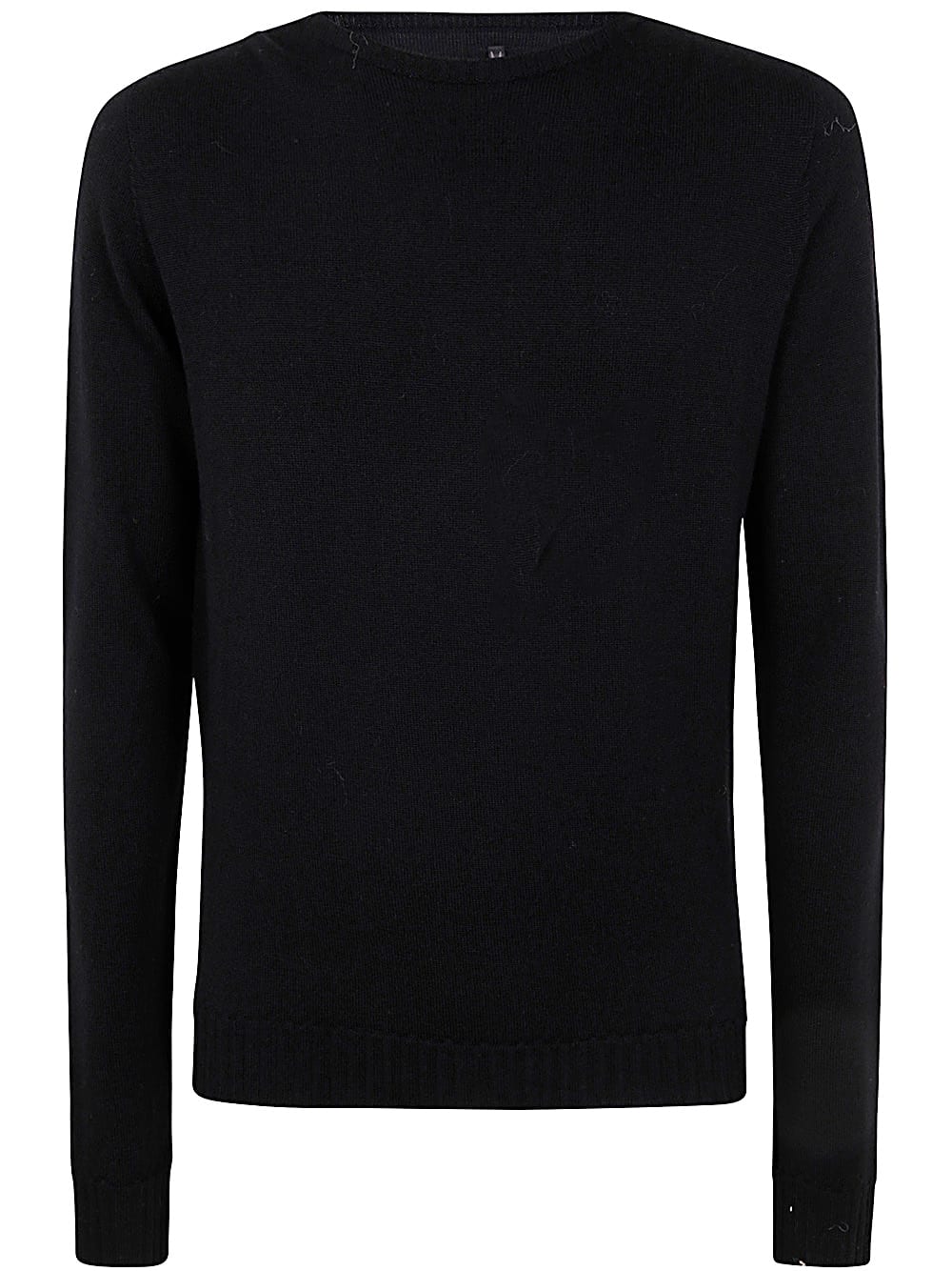 Shop Md75 Round Neck Merinos Sweater In Black