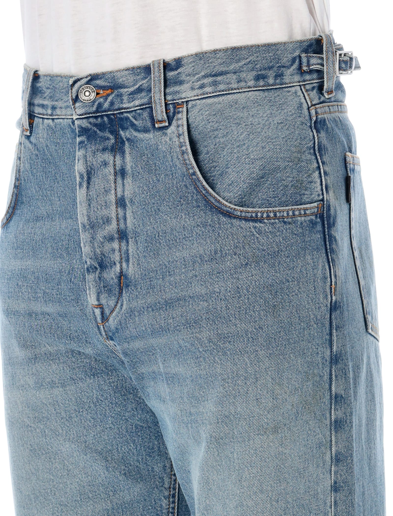 Shop Haikure Logan Jeans In Eolie Blue