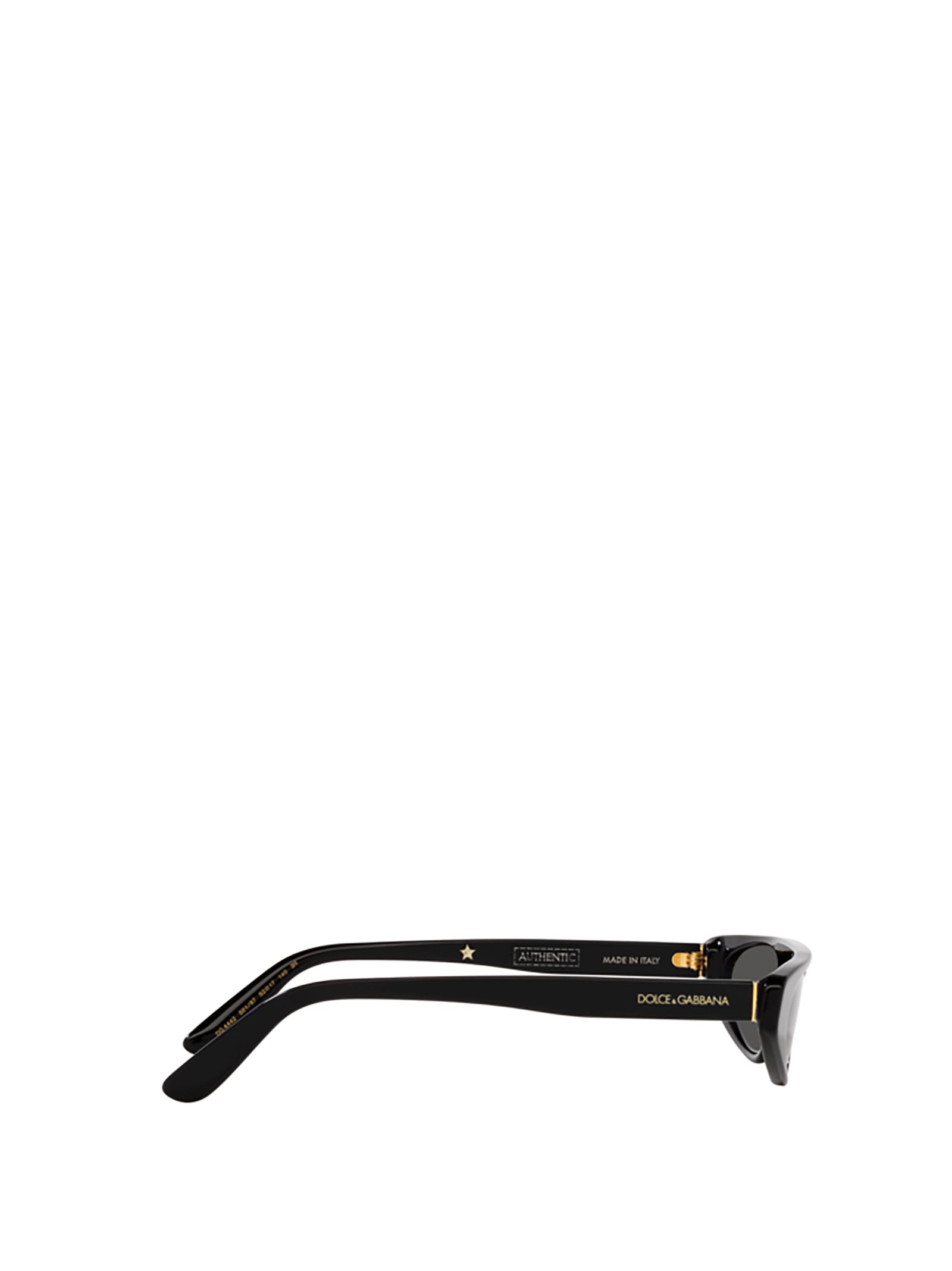 Shop Dolce &amp; Gabbana Eyewear Dg4442 Black Sunglasses