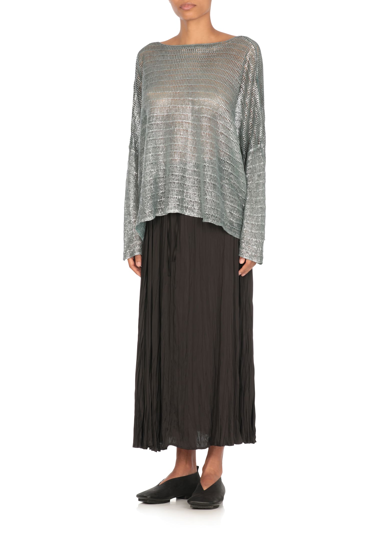 Avant Toi Blue Linen Sweater